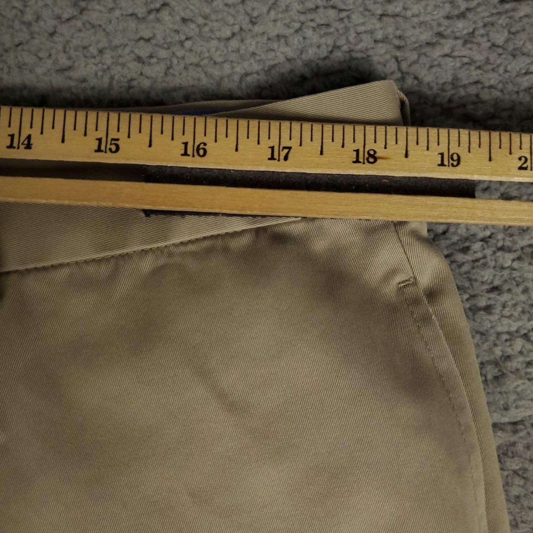 Brooks Brothers Brooks Brothers Pants Mens 38x34 Beige Clark Flat Front Chino Trousers Regular Size US 38 / EU 54 - 4 Thumbnail