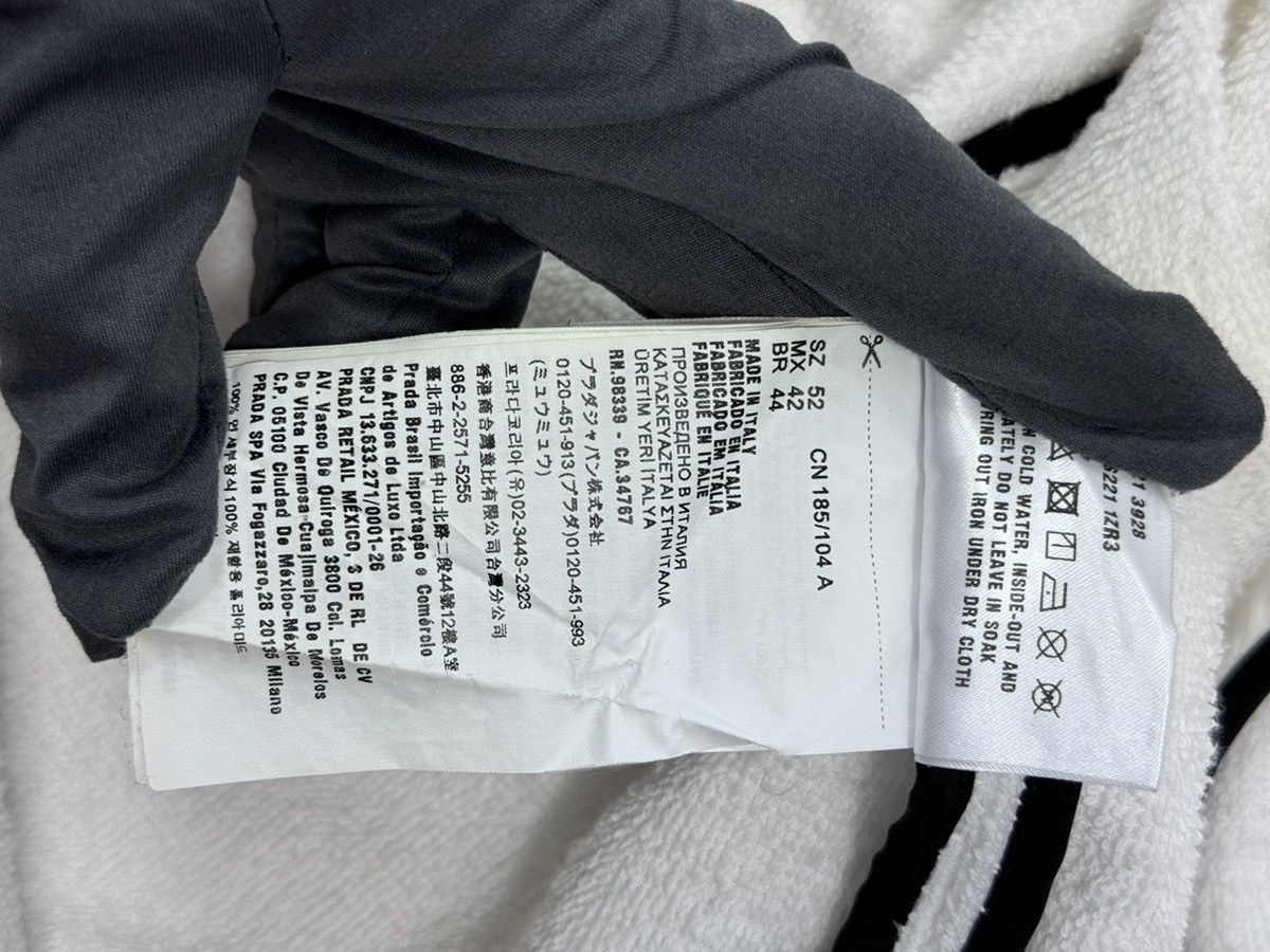 Prada TRIANGLE LOGO FLEECE ZIP UP Size US XL / EU 56 / 4 - 14 Thumbnail