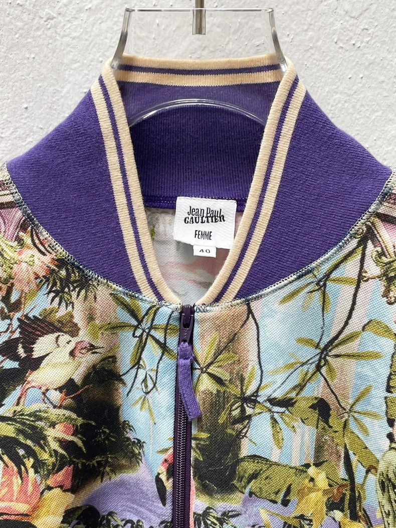 Jean Paul Gaultier Jean Paul Gaultier 09 SS Flamingo Playland Cropped Mesh Top Size S / US 4 / IT 40 - 3 Thumbnail