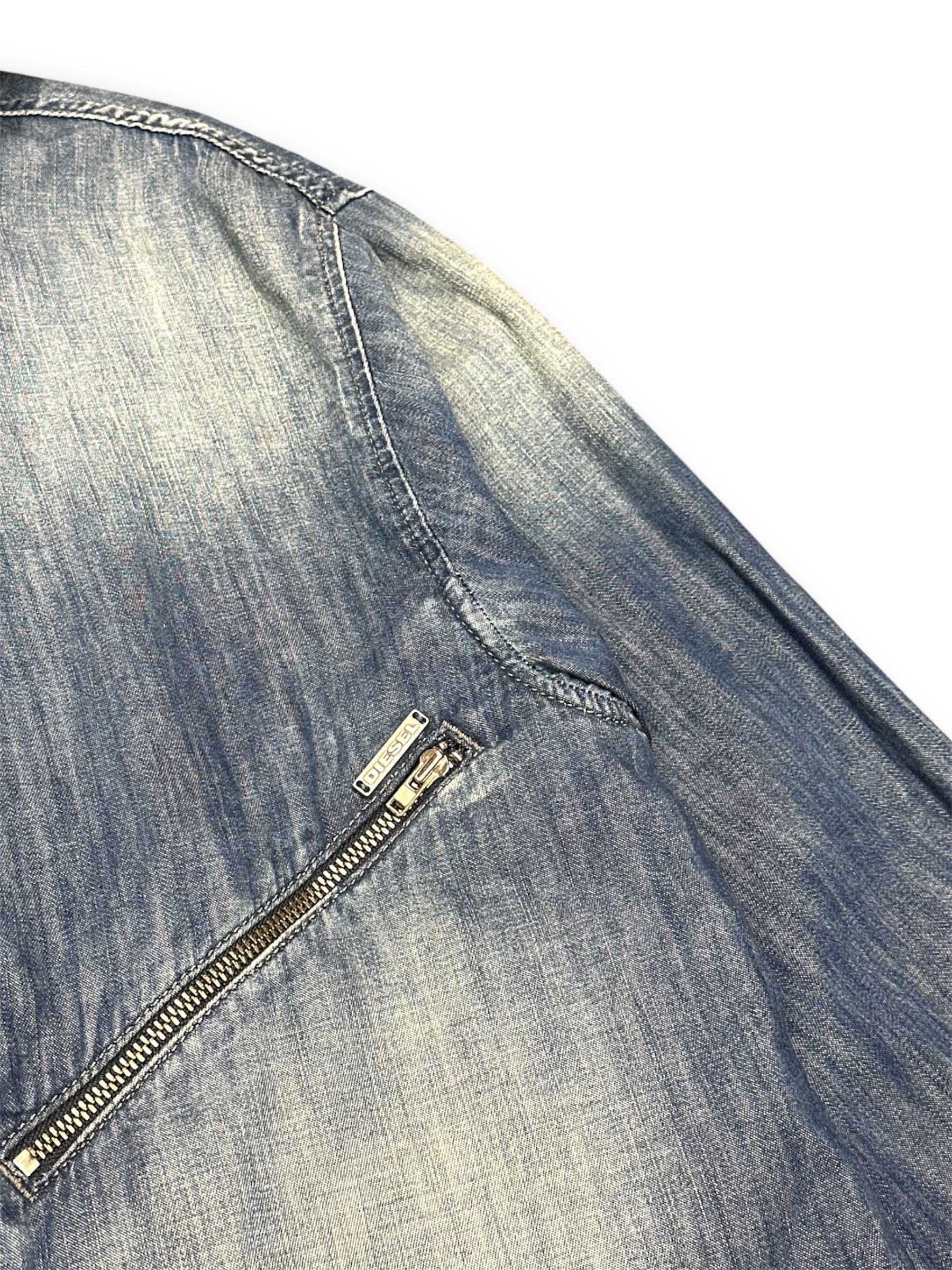 Diesel Diesel denim jeans vintage zipper jacket Size US S / EU 44-46 / 1 - 2 Thumbnail