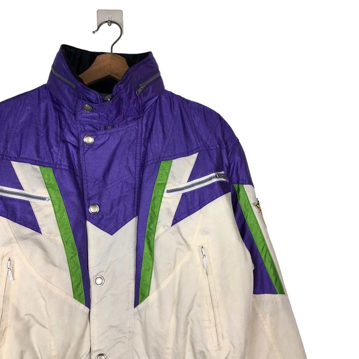 Japanese Brand 📌VINTAGE CROPPED BIKER SKI JACKET SHARPLIN ISSEY MIYAKE Size US M / EU 48-50 / 2 - 13 Thumbnail