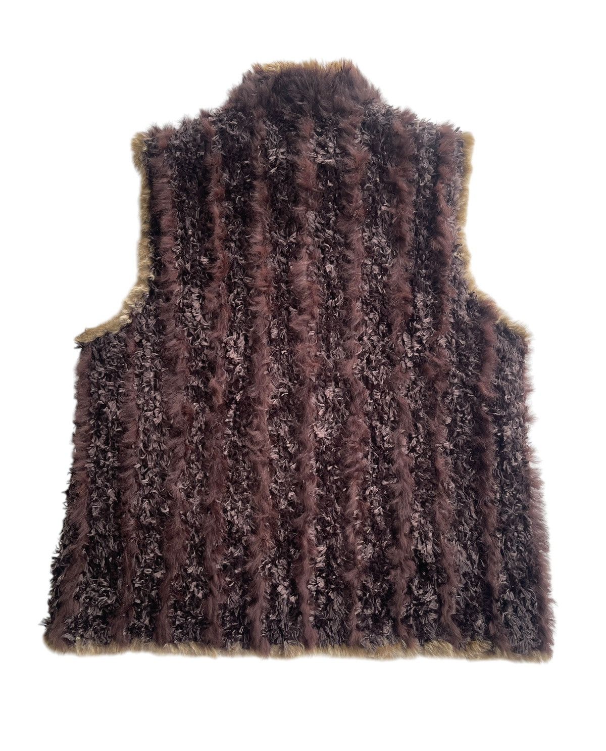 Japanese Brand Rosase Club Rabbit Fur Reversible Vest Jacket Size L / US 10 / IT 46 - 2 Thumbnail