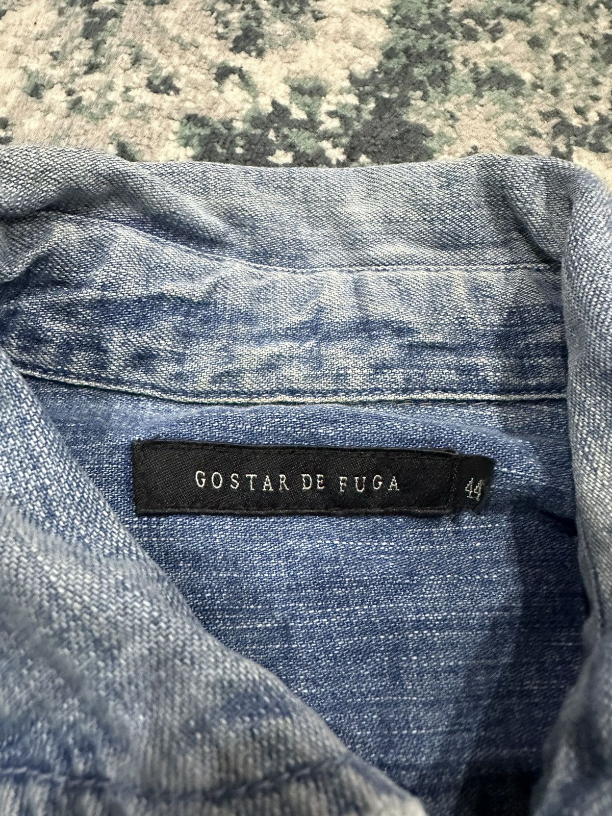 GOSTAR DE FUGA Gostar De Fuga Acid Wash Camo Button Up Shirt Size US S / EU 44-46 / 1 - 9 Thumbnail