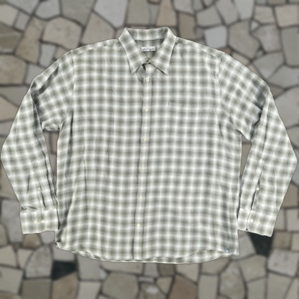 Peter Millar Peter Millar Wellington Cotton Plaid Button Down Shirt Olive XL Mens Size US XL / EU 56 / 4 - 1 Thumbnail