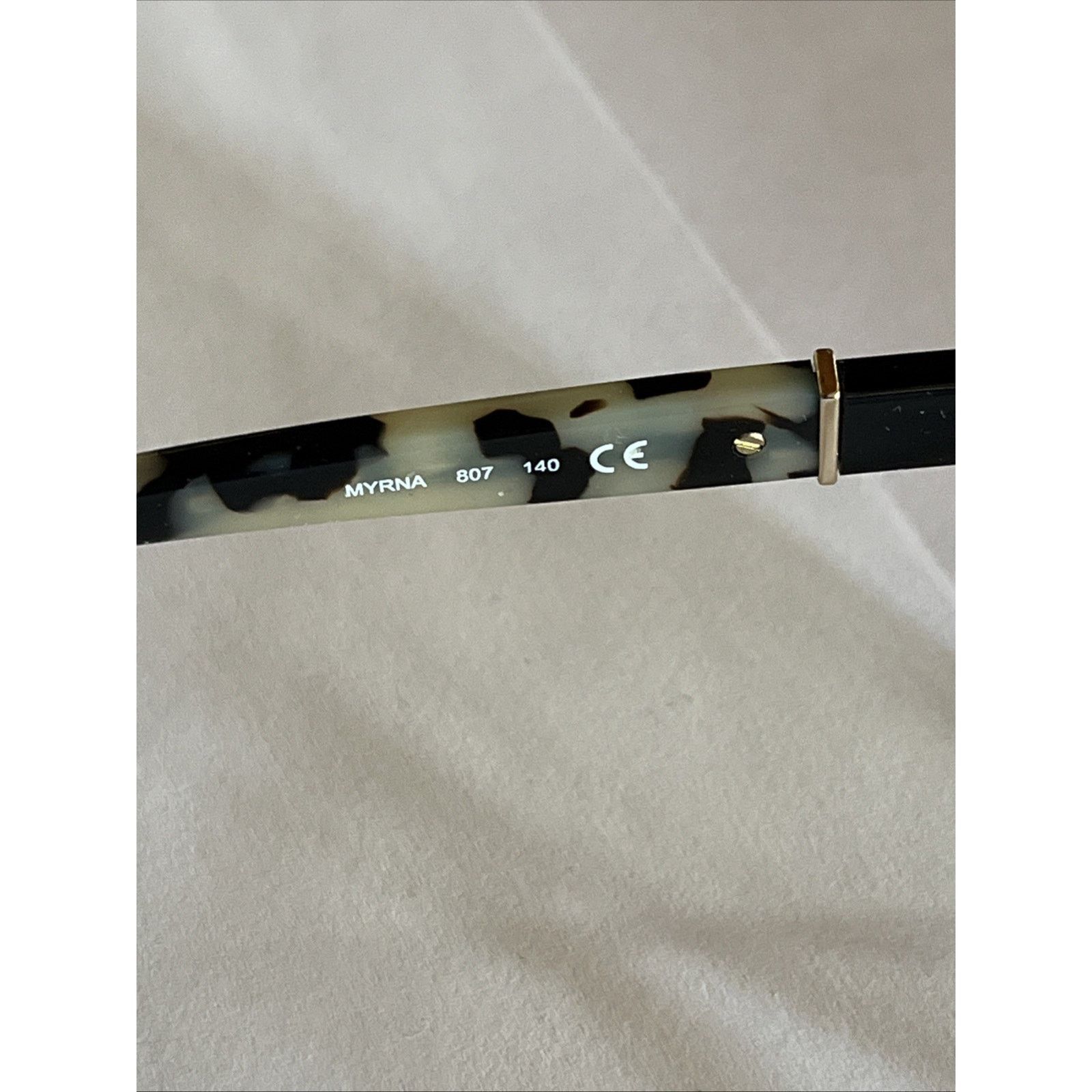 Kate Spade Kate Spade Eyeglass Frame MYRNA 807 53-15-140 Black Tortoise Size ONE SIZE - 5 Thumbnail