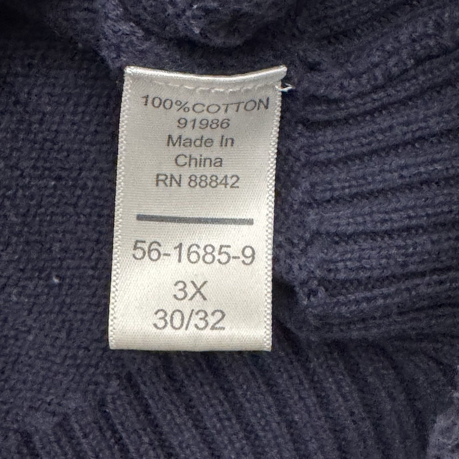 Other Woman Within Sweater Women 3X Plus 30/32 Fisherman Warm Size 3XL / US 20-22 - 5 Thumbnail