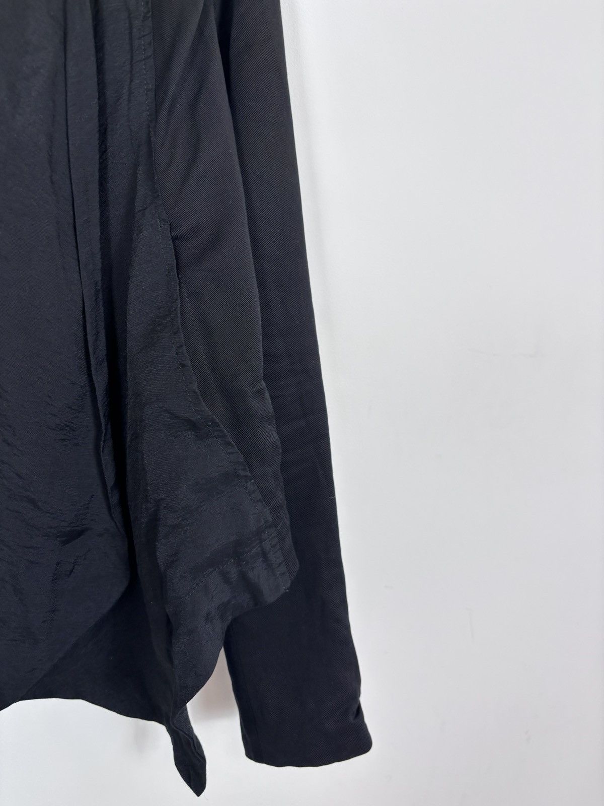 Allsaints AllSaints Kwar Jacket Women’s Black Draped Long Sleeve Size XS / US 0-2 / IT 36-38 - 7 Thumbnail