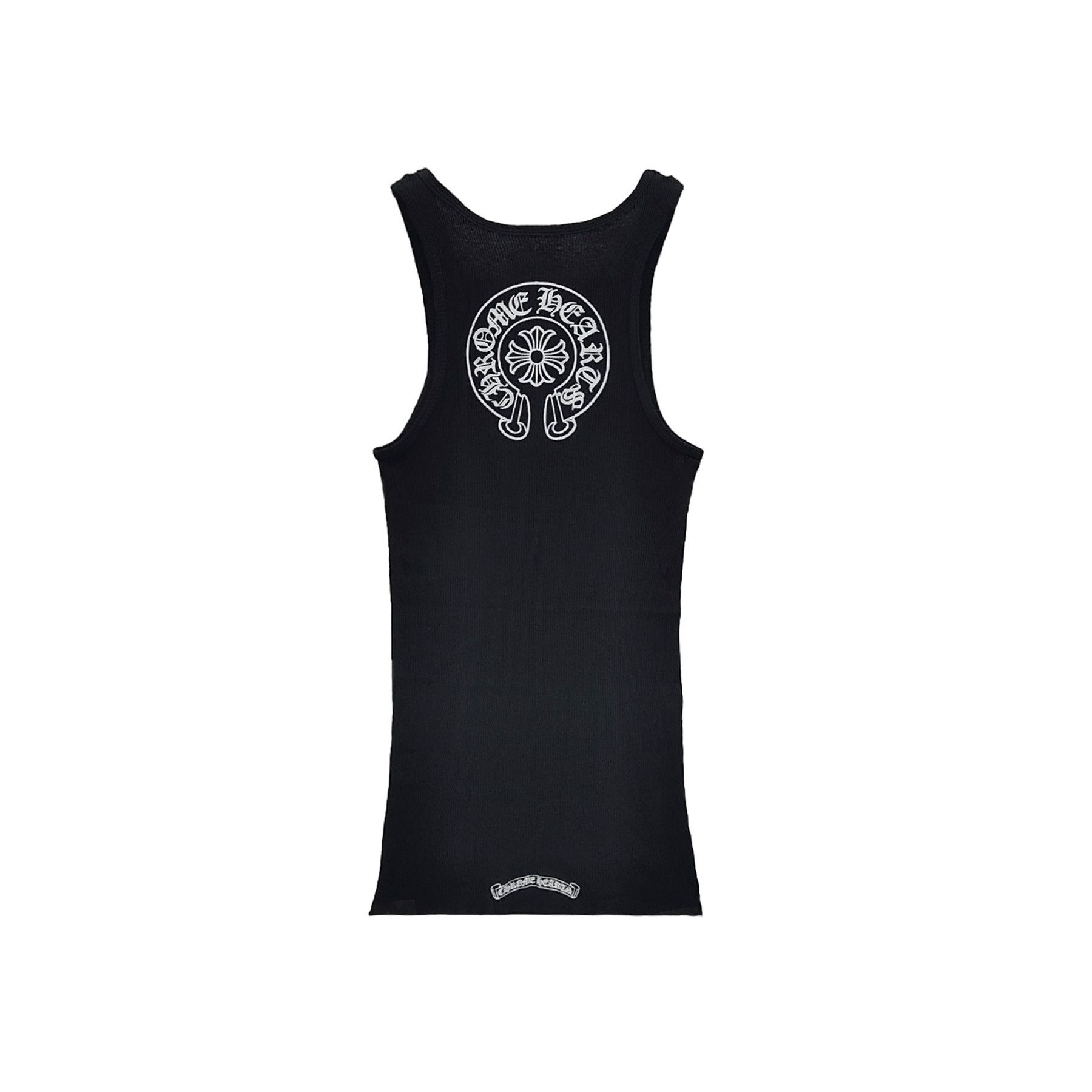 Chrome Hearts Chrome Hearts Black Horseshoe Logo Tank Top Size S / US 4 / IT 40 - 2 Thumbnail