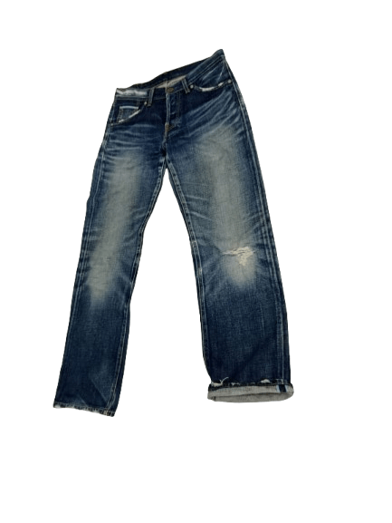 Levi's Vintage Clothing Levis Selvedge Distressed Jeans Blue Denim Size US 29 - 5 Thumbnail