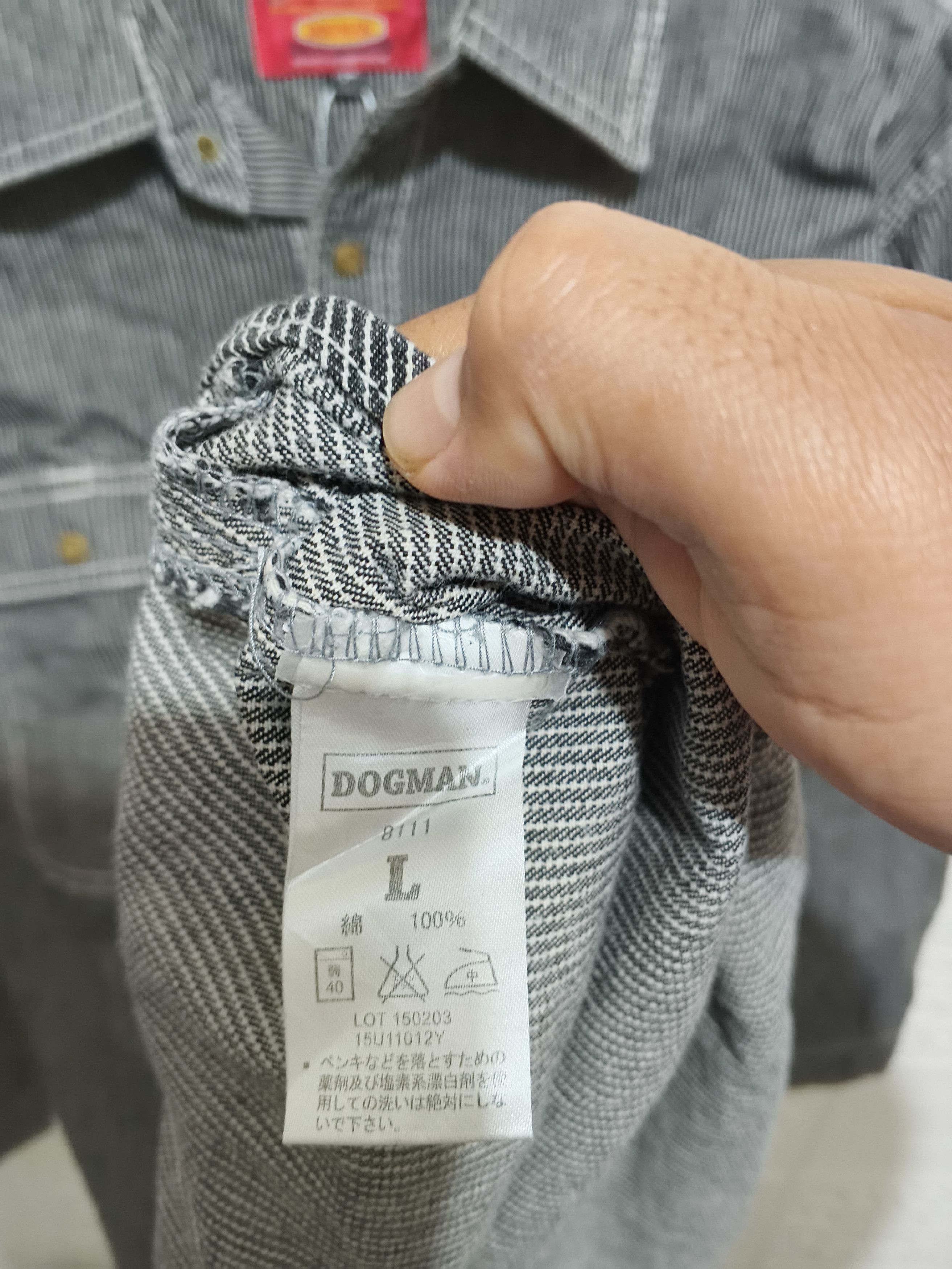 Other Satisfactory Dogman Hickory Work shirt Size US S / EU 44-46 / 1 - 6 Thumbnail