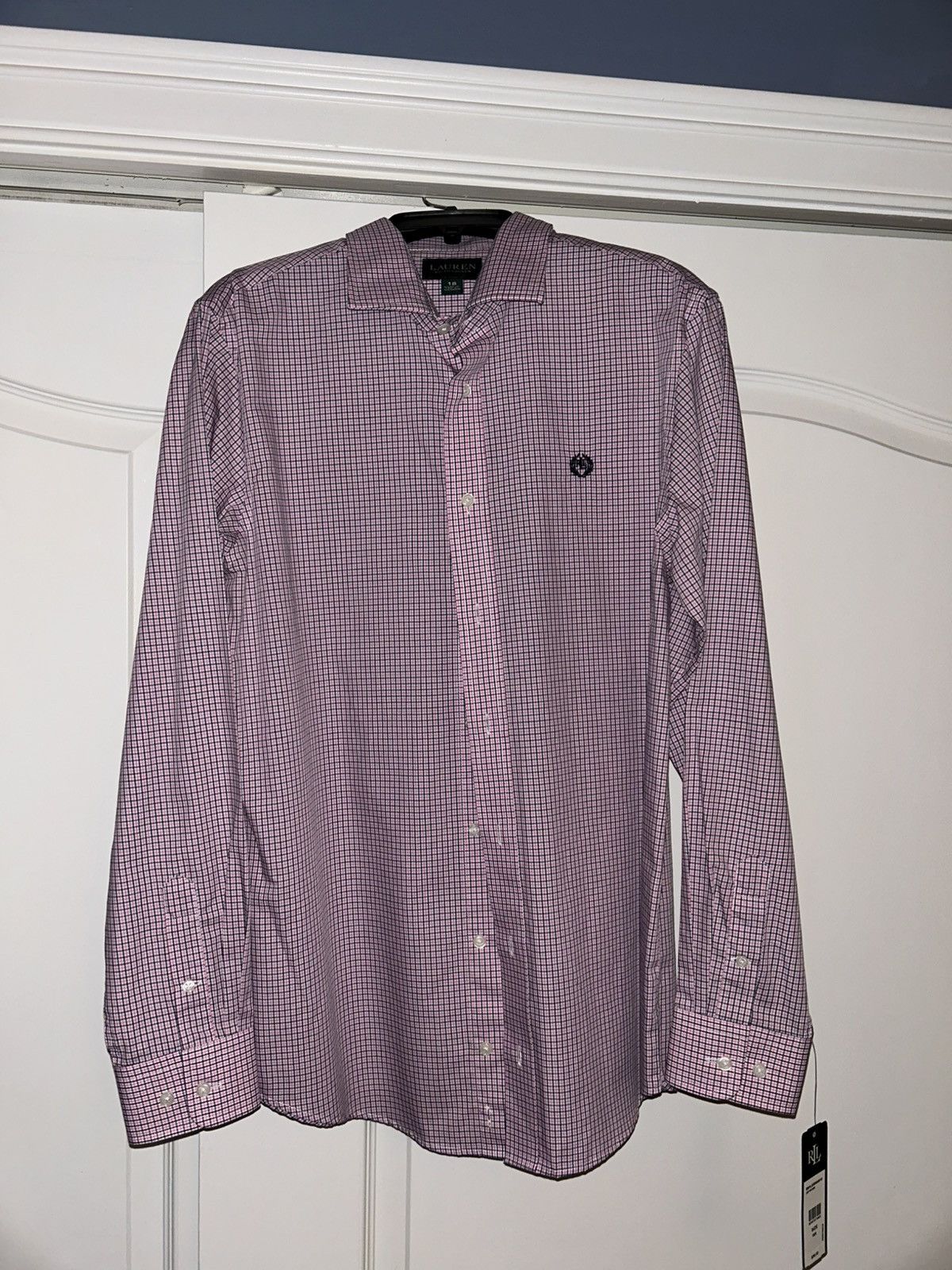 Polo Ralph Lauren Purple/Red checkered Ralph Lauren shirt embroidered logo Size US XXS / EU 40 - 1 Thumbnail