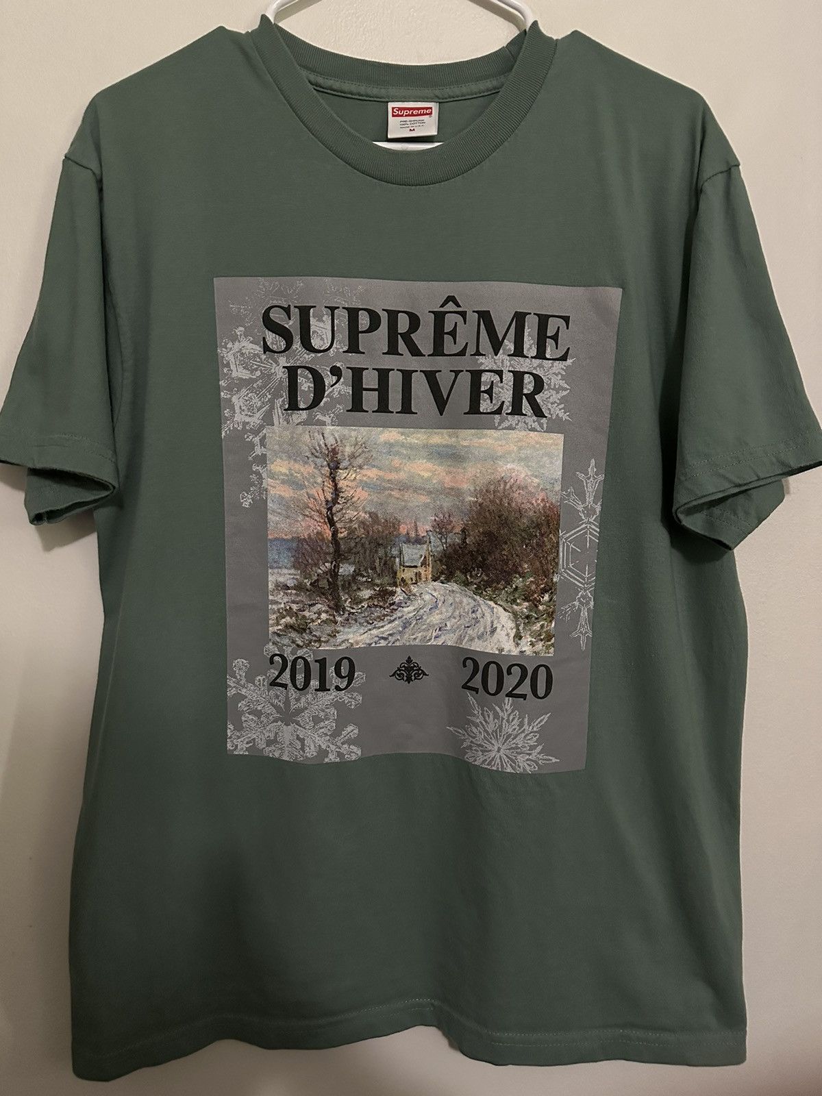 Supreme Supreme D’Hiver Tee Size US M / EU 48-50 / 2 - 1 Thumbnail