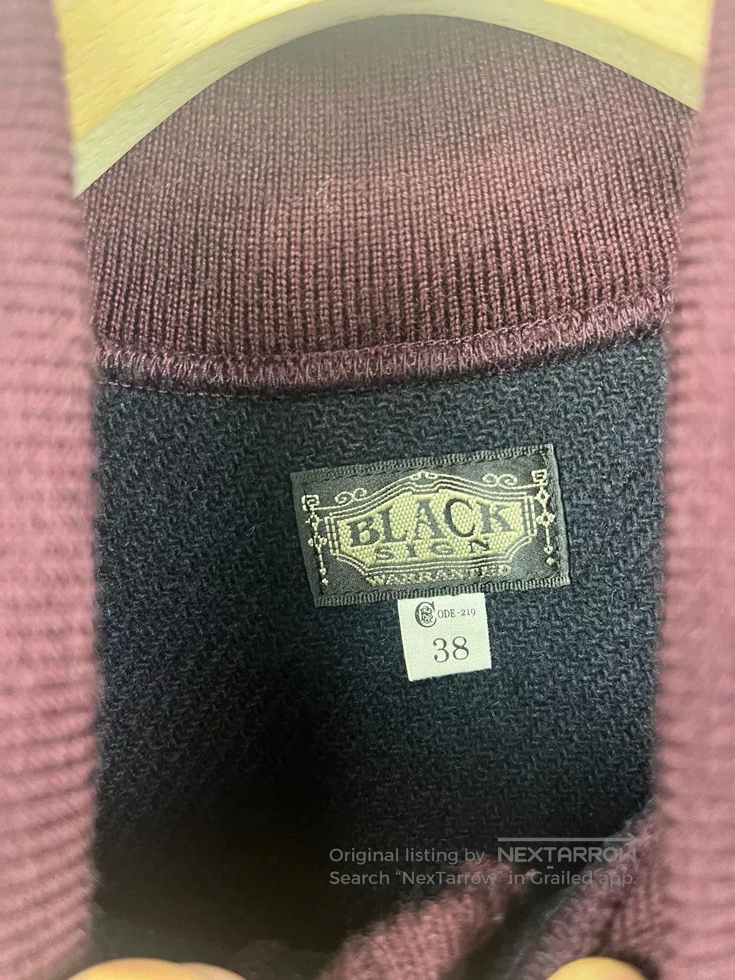 BLACK SIGN Black Wool A-1 Jacket for Sale. Size US M / EU 48-50 / 2 - 3 Thumbnail