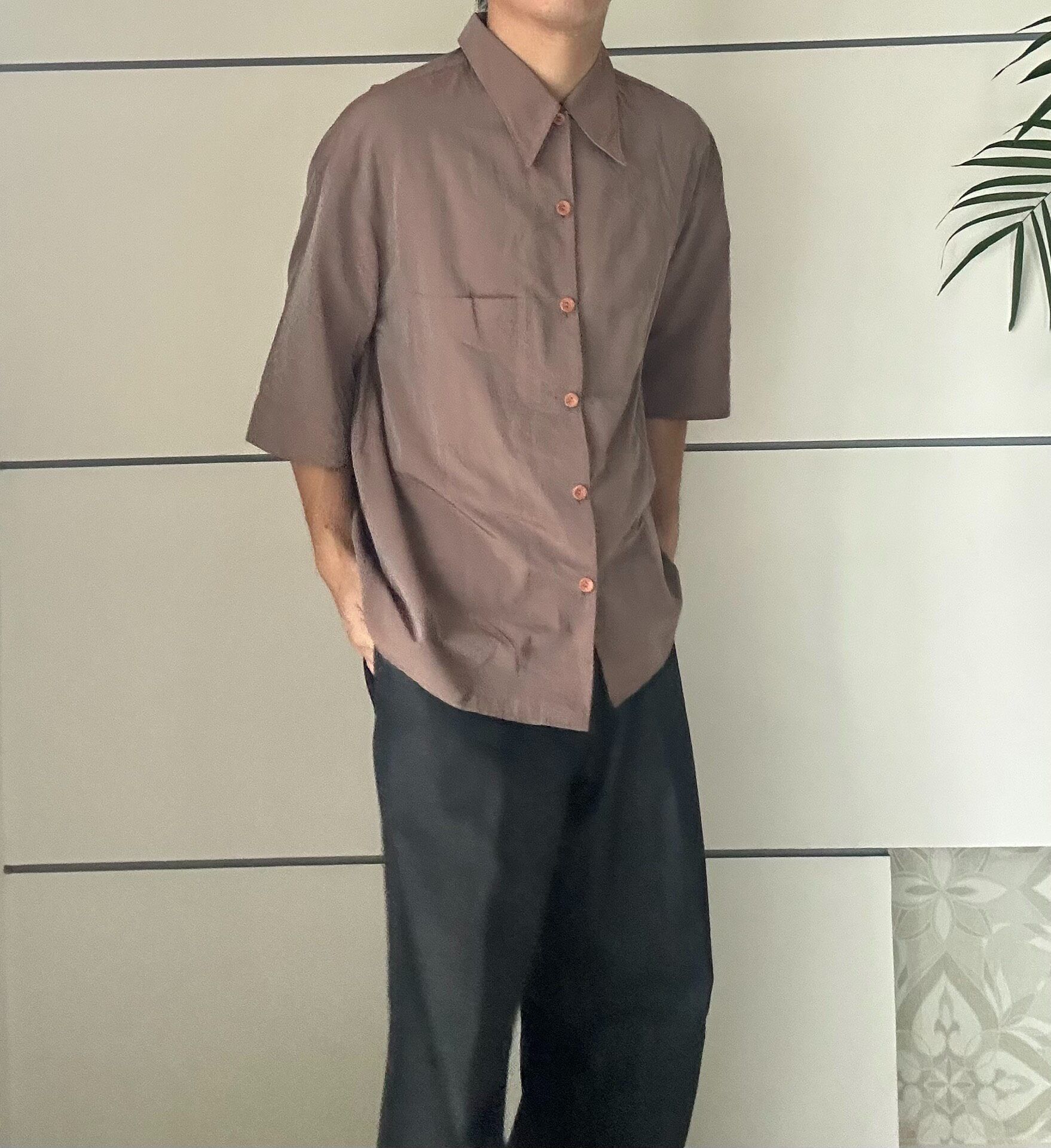 Lemaire LEMAIRE 20SS Spring/Summer Short-Sleeved Shirt| Size US M / EU 48-50 / 2 - 5 Thumbnail