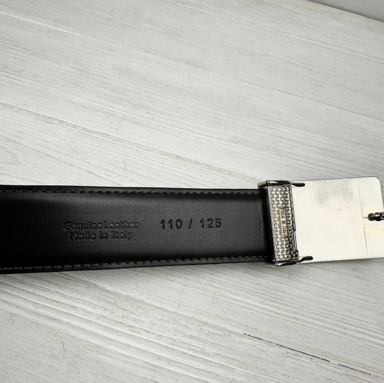 Trussardi Trussardi Collection Leather Belt Metal Buckle Made in Italy Size 38 - 9 Thumbnail