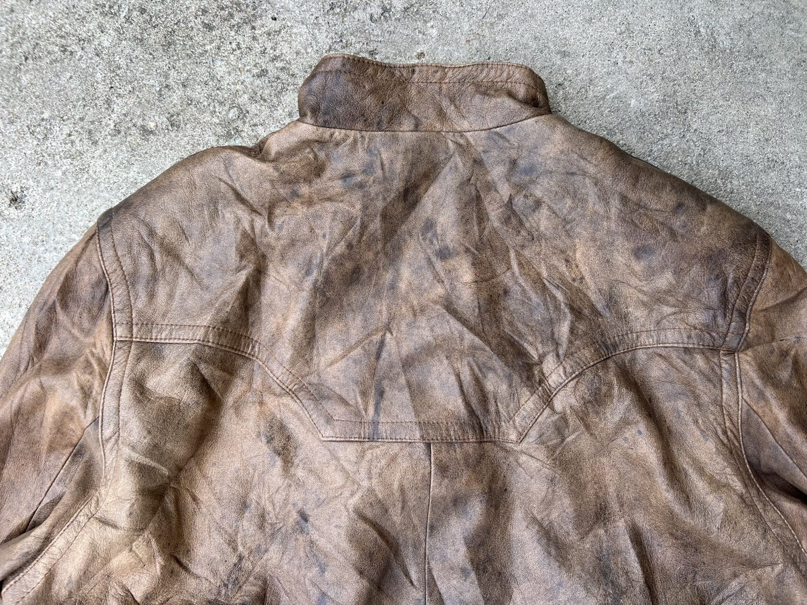 Vera Pelle Vera Pelle Vintage Leather Jacket Size US XL / EU 56 / 4 - 11 Thumbnail