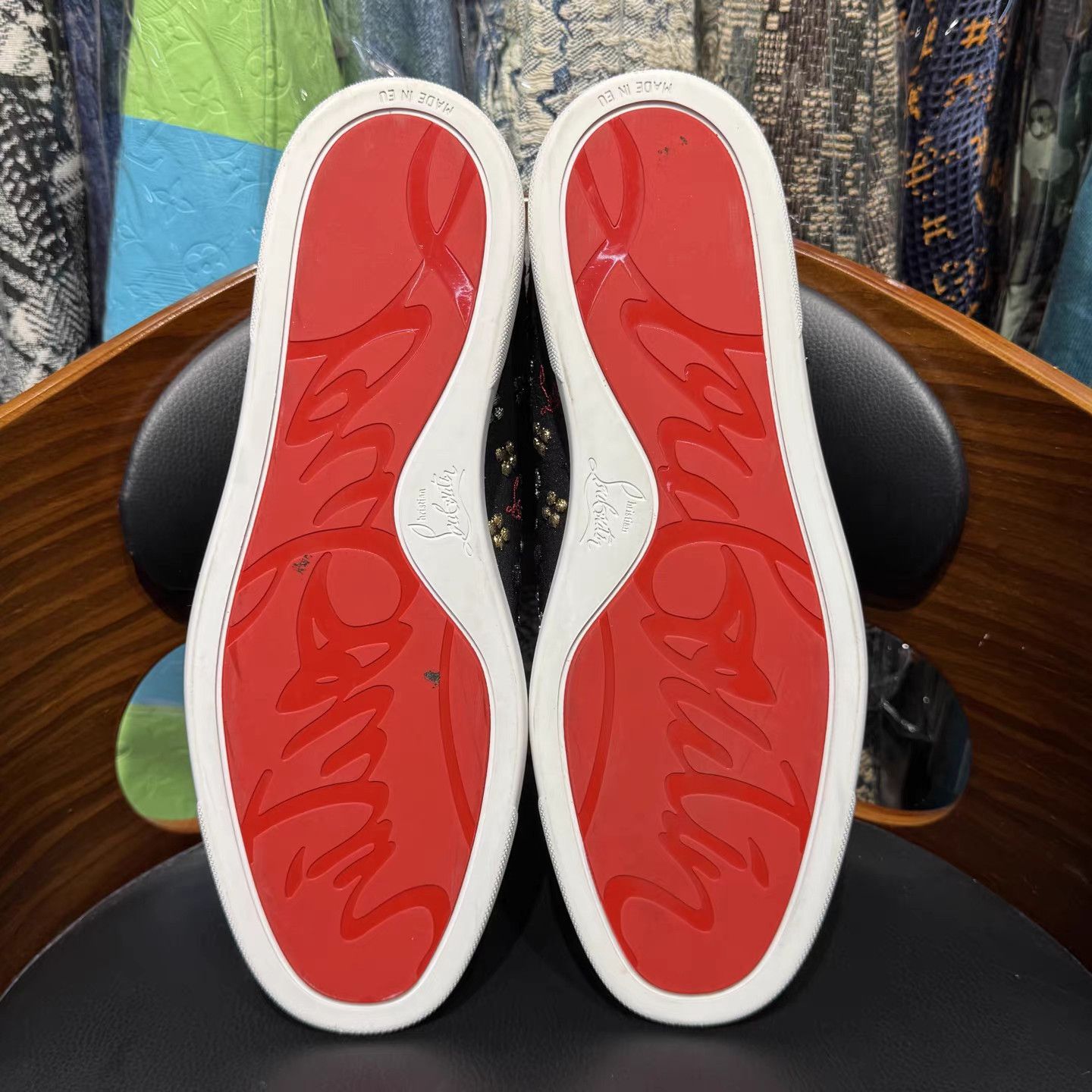 Christian Louboutin Christian Louboutin Monogram Red Sole Slip-On K15 Size US 11 / EU 44 - 9 Thumbnail