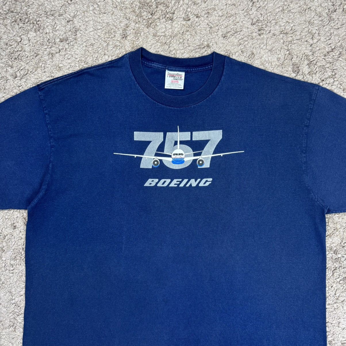 Vintage Vintage Boeing 757 T-shirt Size US XXL / EU 58 / 5 - 5 Thumbnail