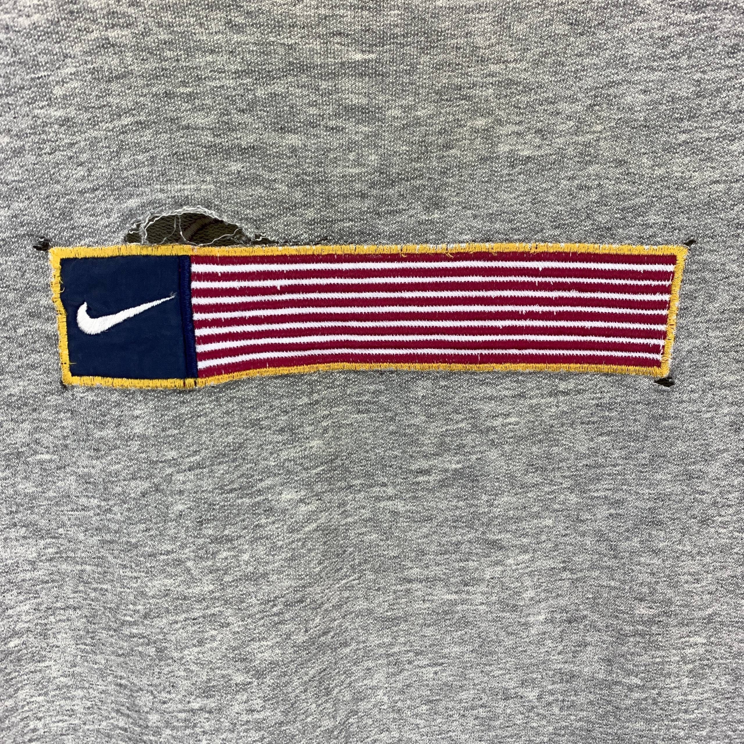 Nike 90s Vintage Thrashed NIKE Crew Neck Sweatshirt #2612/Z Size US XL / EU 56 / 4 - 3 Thumbnail