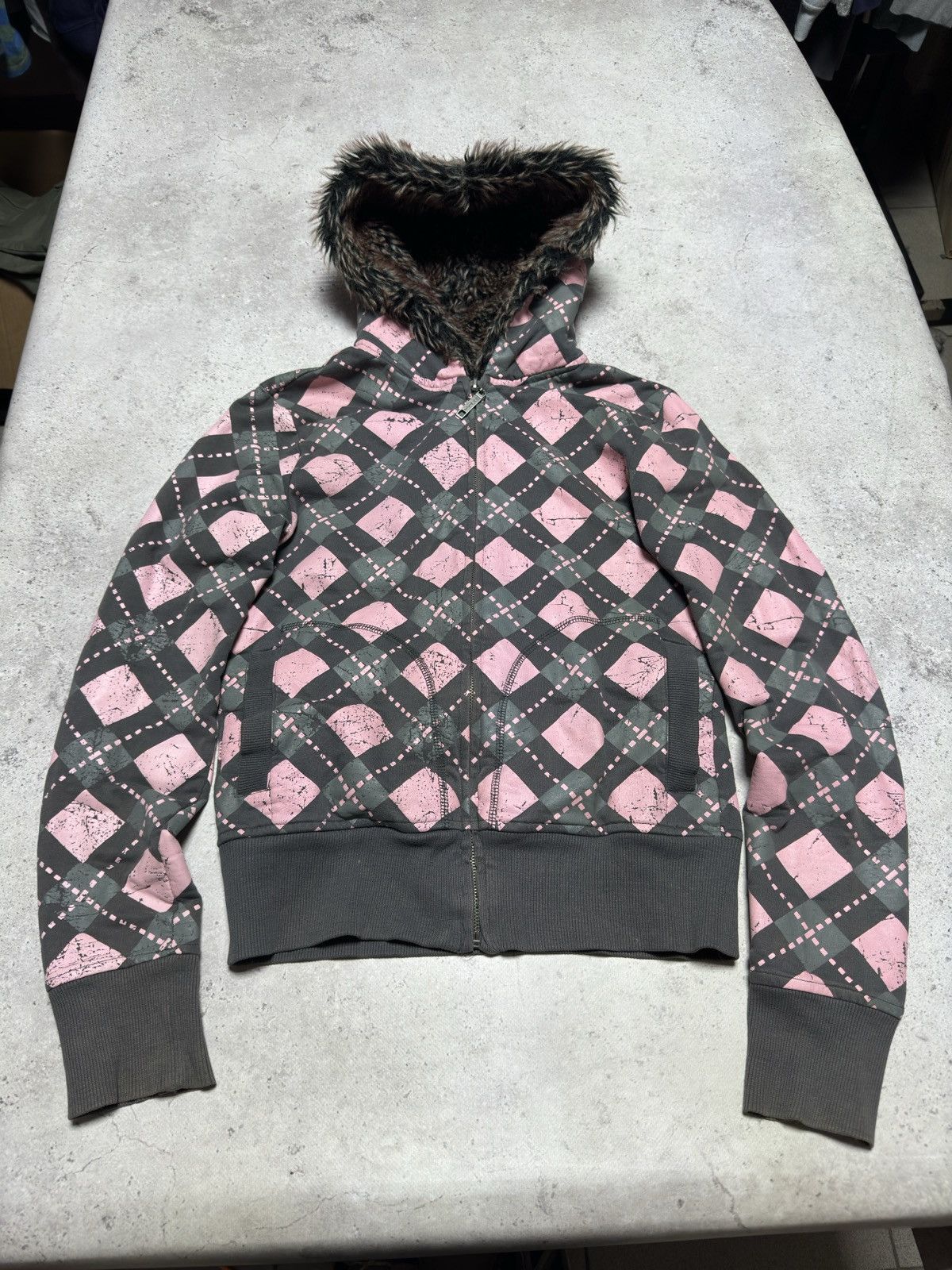 If Six Was Nine × Japanese Brand × Le Grande Bleu (L.G.B.) Vintage Japanese Fur Hood Hysteric Glamour Style Hoodie Size US S / EU 44-46 / 1 - 4 Thumbnail