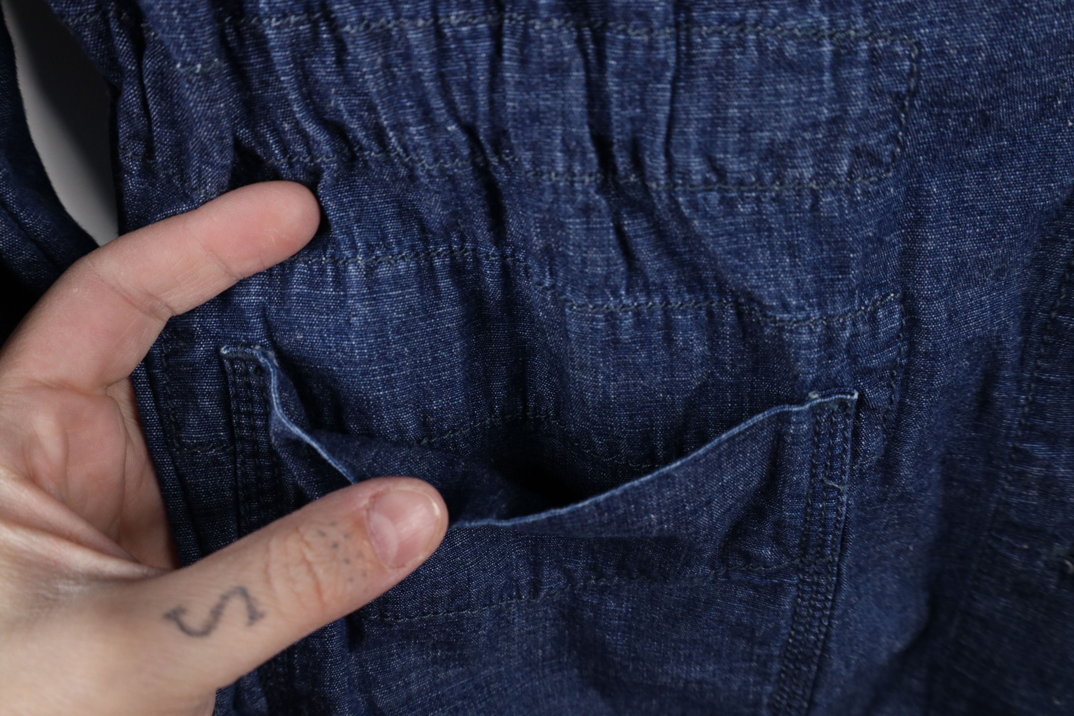 Banana Republic × Vintage Bananan Republic Denim Button Shirt Jacket Jac Shirt Blue Size XL / US 12-14 / IT 48-50 - 4 Thumbnail
