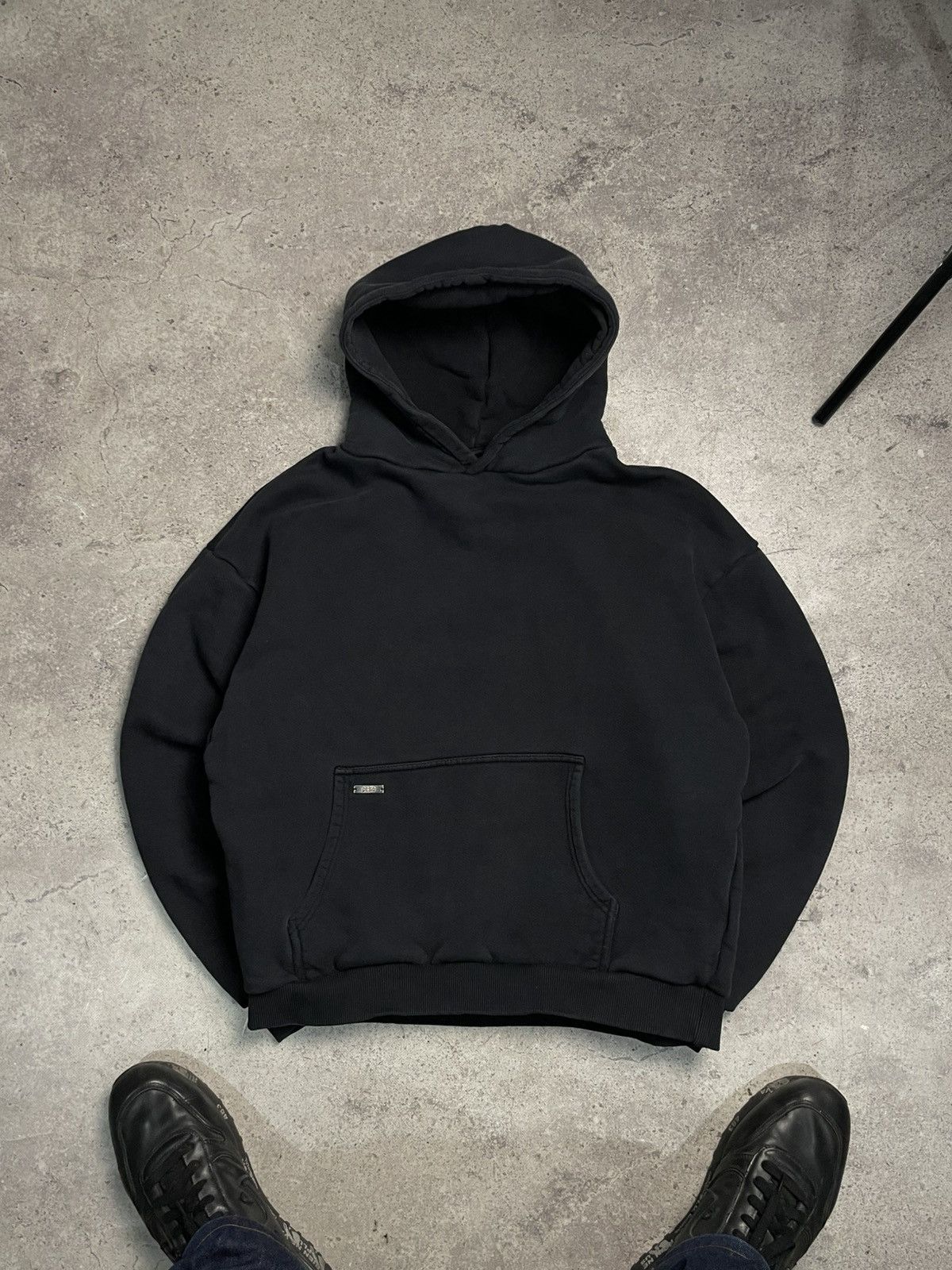 Peso Peso Heavyweight Oversized Black Hoodie Size US L / EU 52-54 / 3 - 1 Thumbnail
