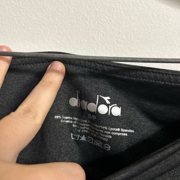 Diadora Diadora Grey Leggings Size 26" / US 2 / IT 38 - 3 Thumbnail