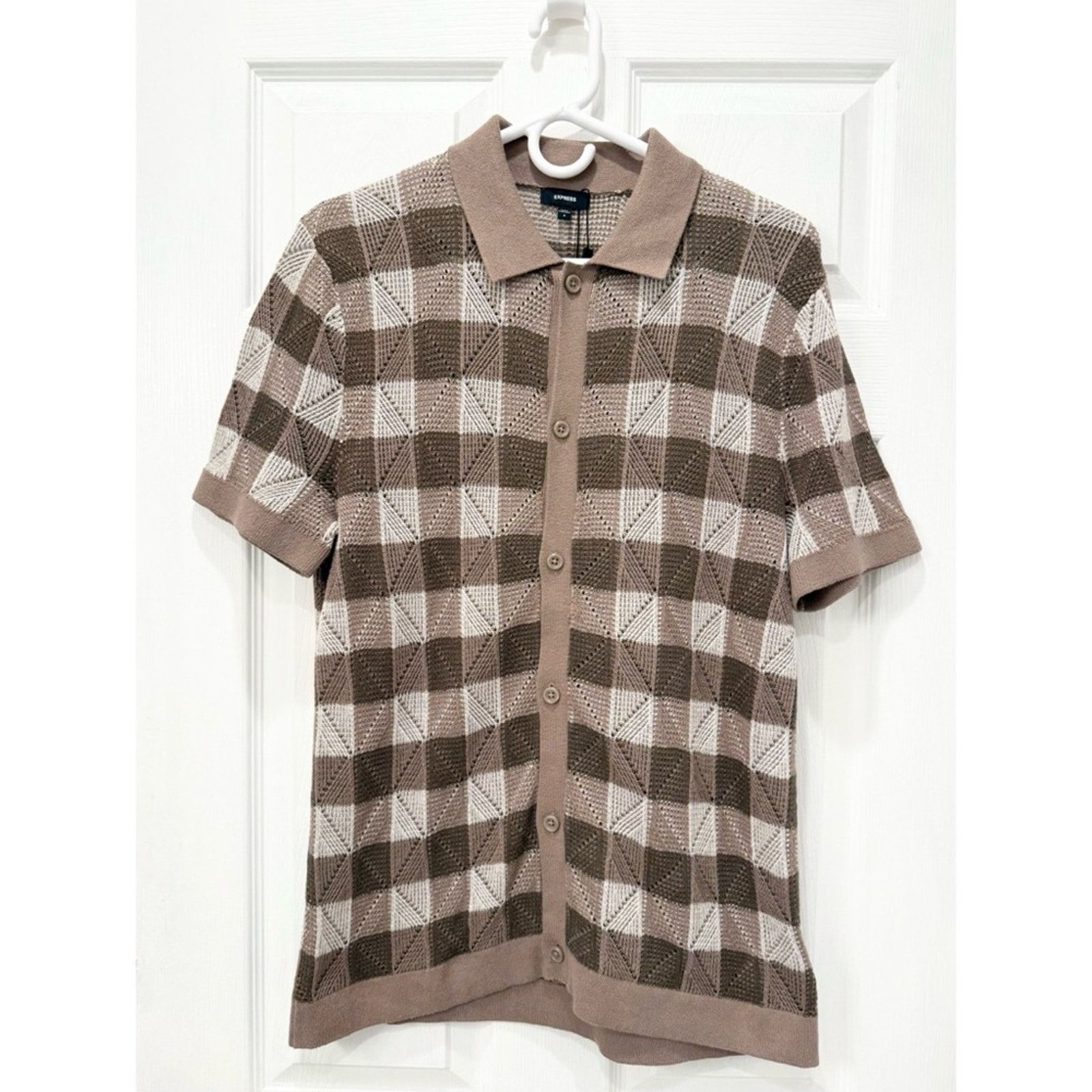 Express Express Button Down Sweater Polo S Size US S / EU 44-46 / 1 - 1 Thumbnail