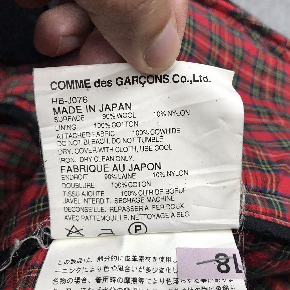 Comme des Garcons × Comme des Garcons Homme COMME DES GARÇONS WOOL JACKET LEATHER COLLAR Size US M / EU 48-50 / 2 - 13 Thumbnail