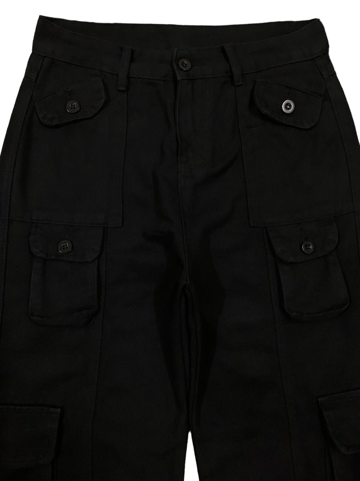 Issey Miyake Vintage Japanese Brand Baggy Multi-pockets Cargo Denim Style Size US 30 / EU 46 - 4 Thumbnail