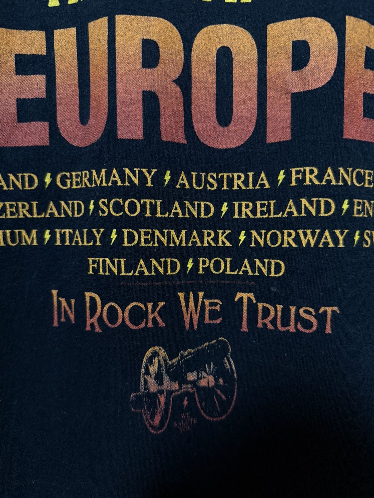 Band Tees × Vintage Vintage 2016 AC/DC Rock Or Bust Highway To Europe T-Shirt Size US XL / EU 56 / 4 - 6 Thumbnail
