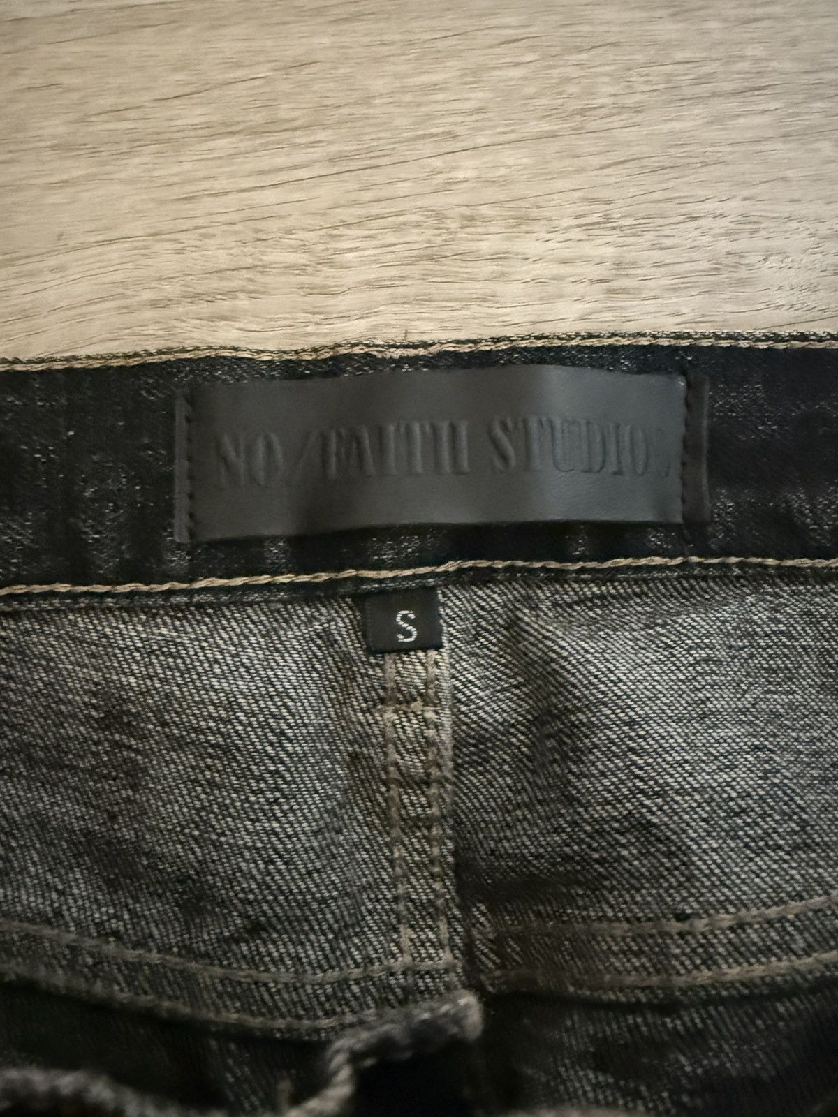 No Faith Studios No Faith Studios Solar Fade Selvedge Denim Bootcut Size US 31 - 5 Thumbnail