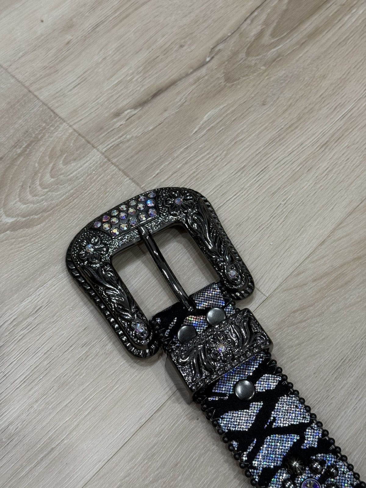 BB Simon Trojan AB Studded Rhinestone Belt