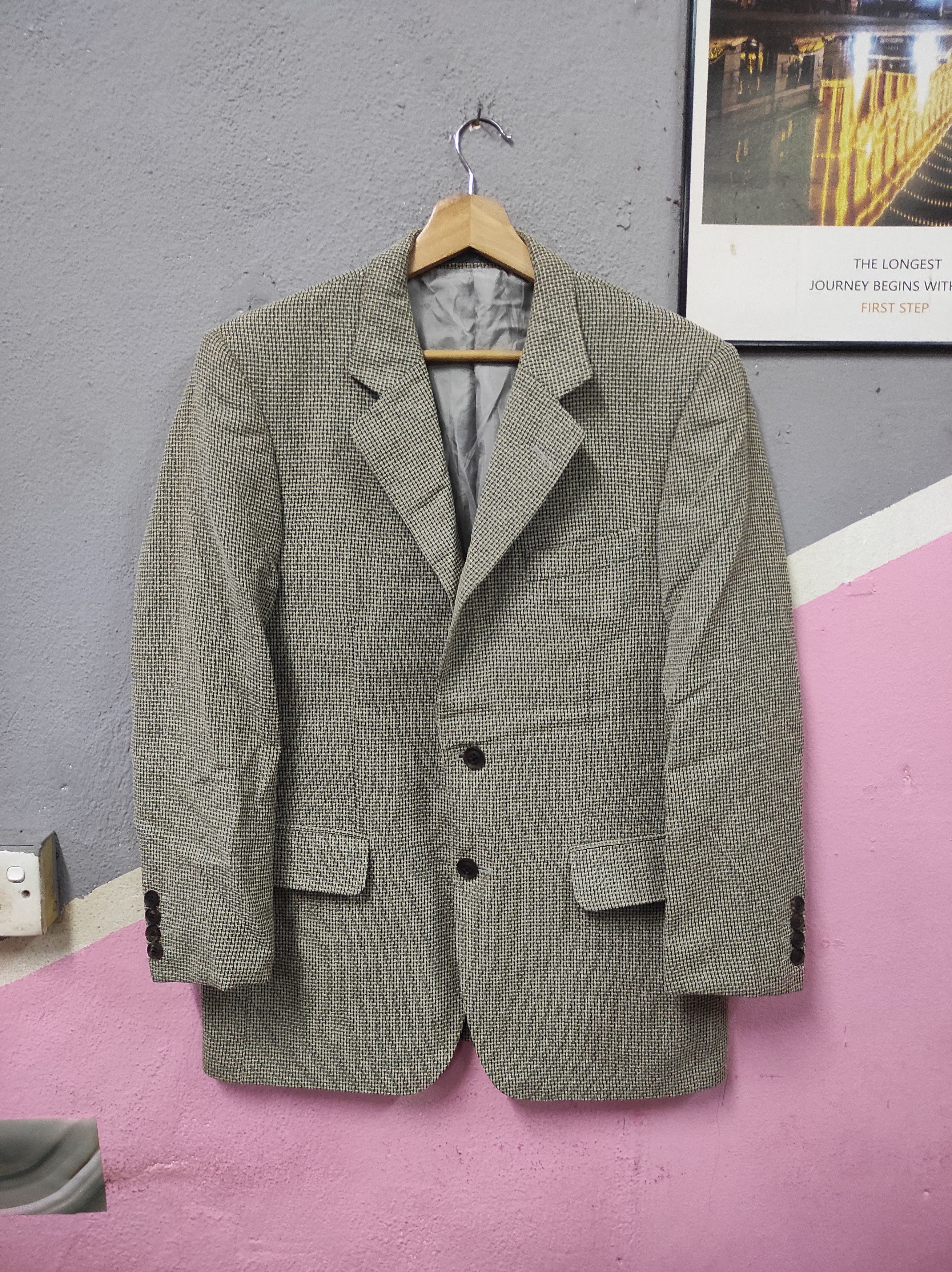 Burberry BURBERRY LONDON PLAID BLAZER JACKET Size 42L - 1 Thumbnail