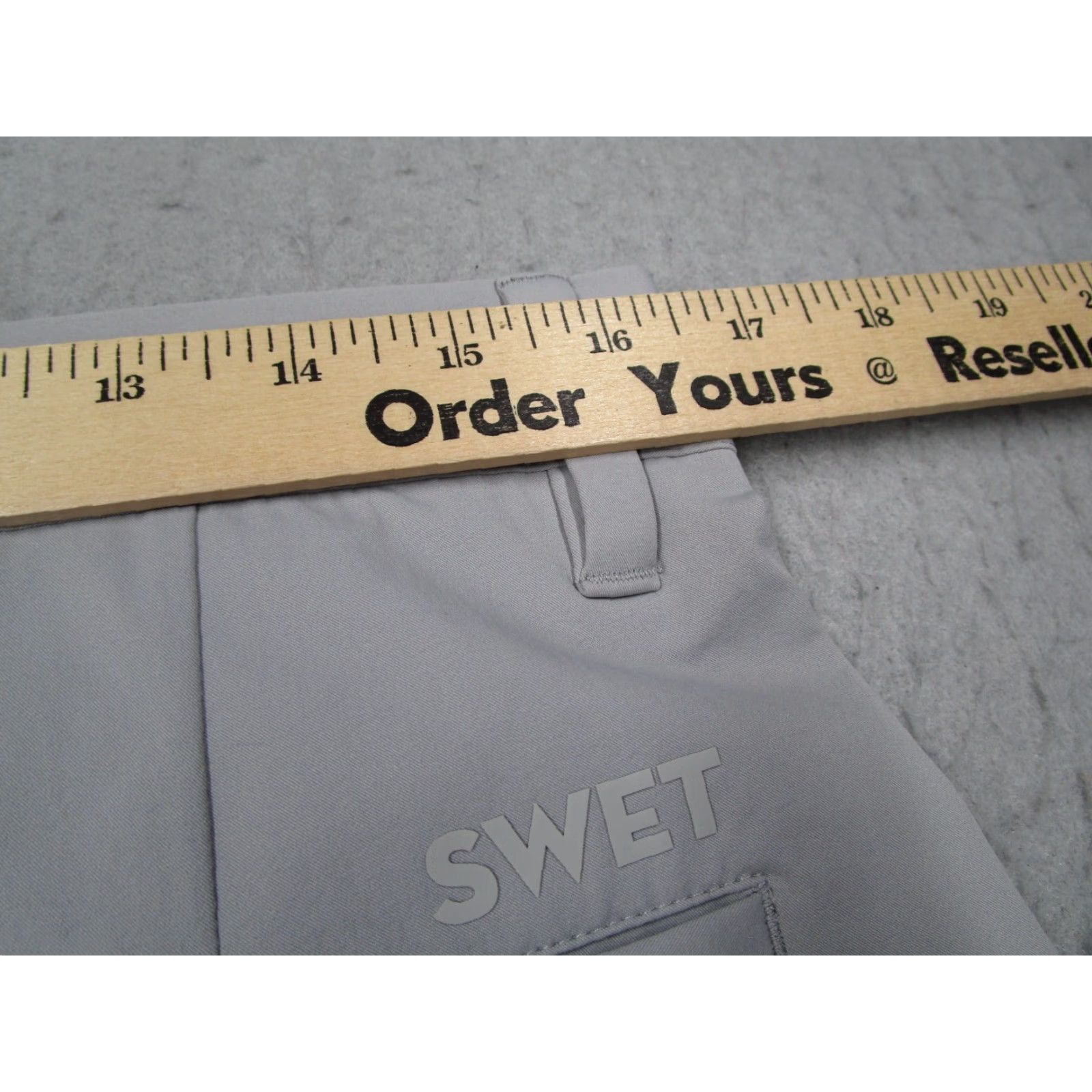 Vintage SWET TAILOR Performance Pants Men's 32 Gray Nylon Spandex Casual Travel Work Chino 32x30 Size US 32 / EU 48 - 5 Thumbnail