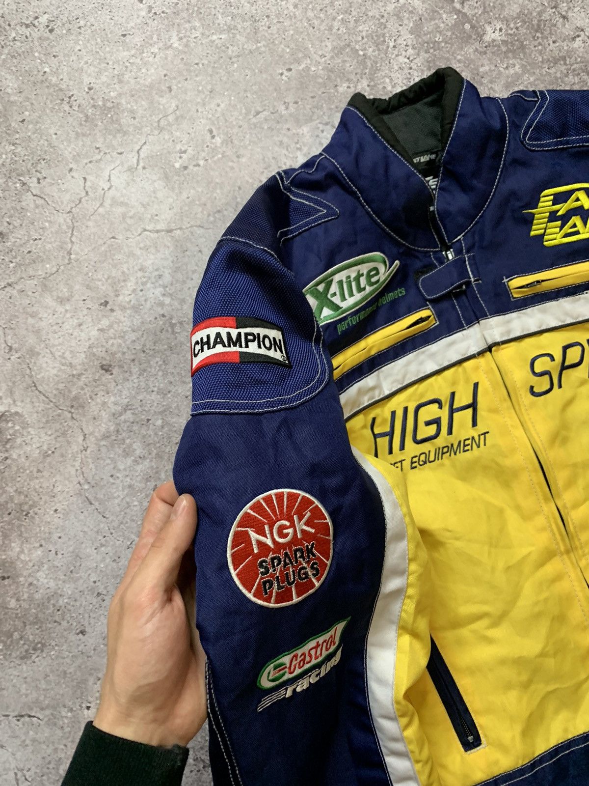 Vintage Fast Lane Vintage Speed Fighter Racing Jacket Large Size US XS / EU 42 / 0 - 4 Thumbnail