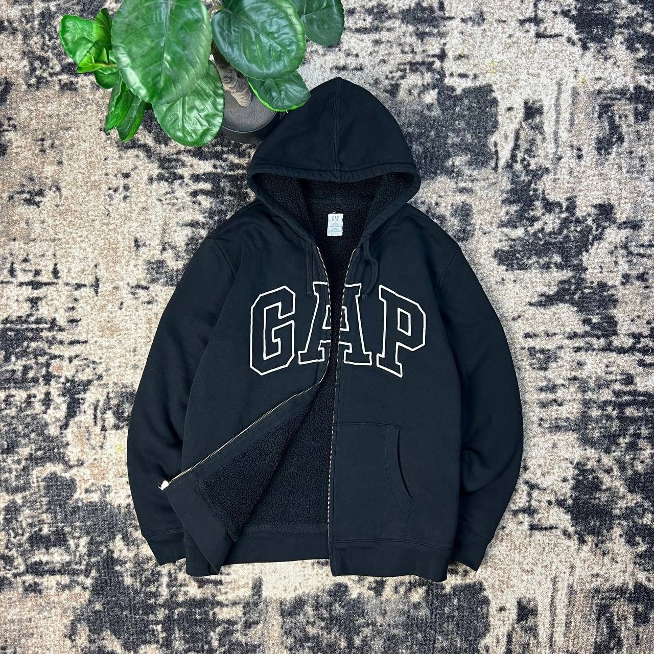 Gap Gap Vintage Y2K Teedy Fleece Zip Up Hoodie Size US XL / EU 56 / 4 - 1 Thumbnail