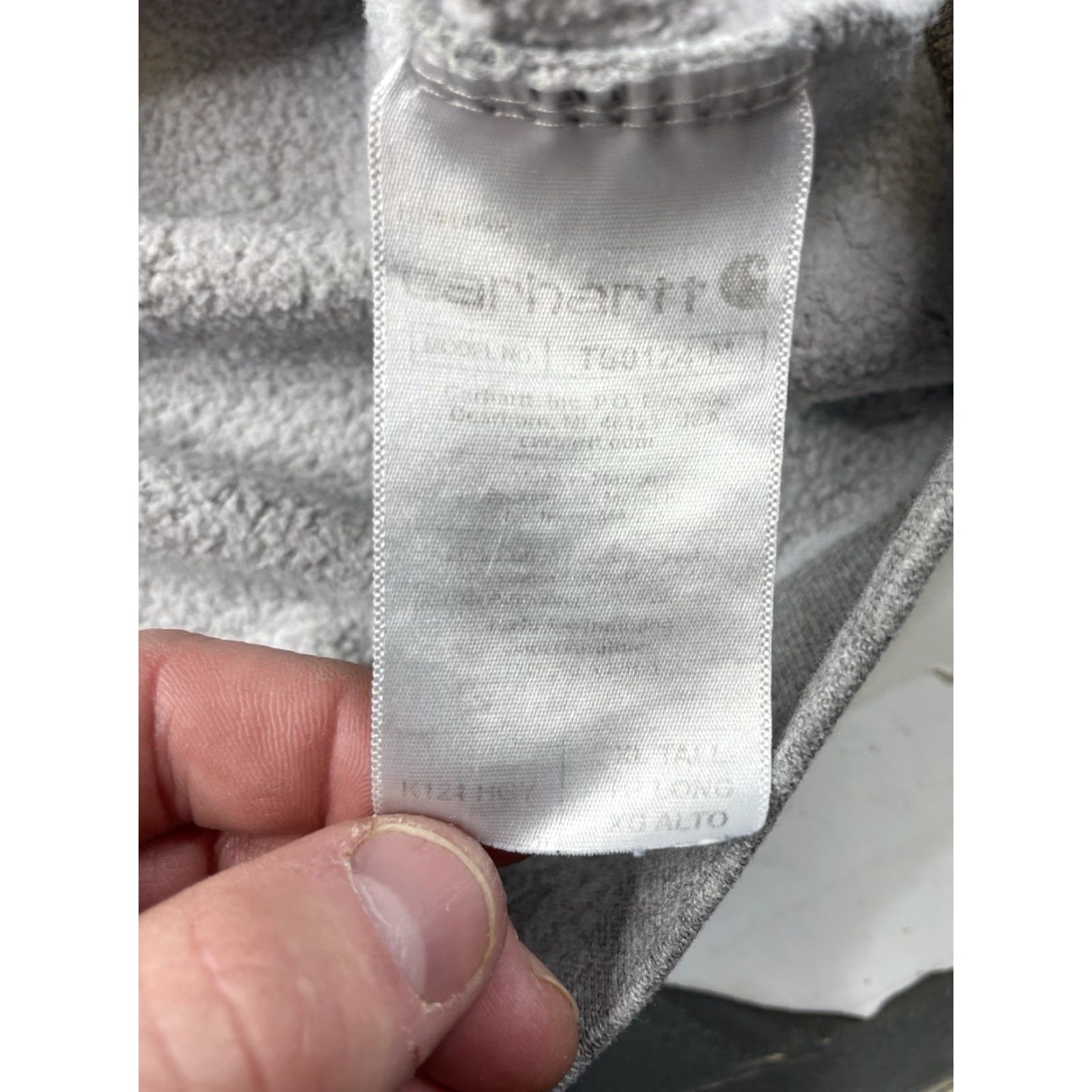 Carhartt VINTAGE Carhartt Mens XL Tall Midweight Crewneck Sweatshirt K124 Loose Fit Heather Gray Size US XL / EU 56 / 4 - 5 Thumbnail