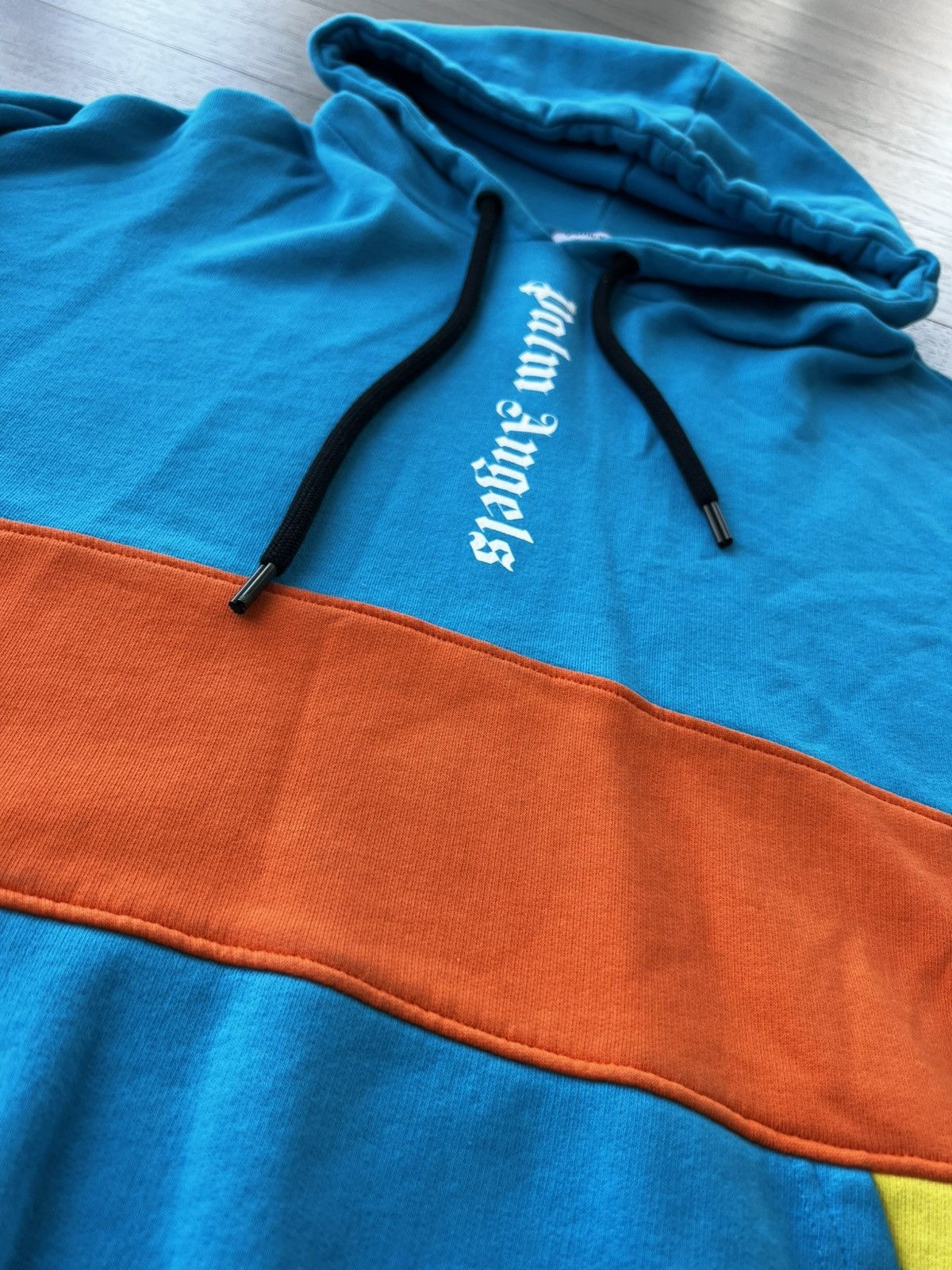 Palm Angels PALM ANGELS Color-block Hoodie Size US XL / EU 56 / 4 - 4 Thumbnail