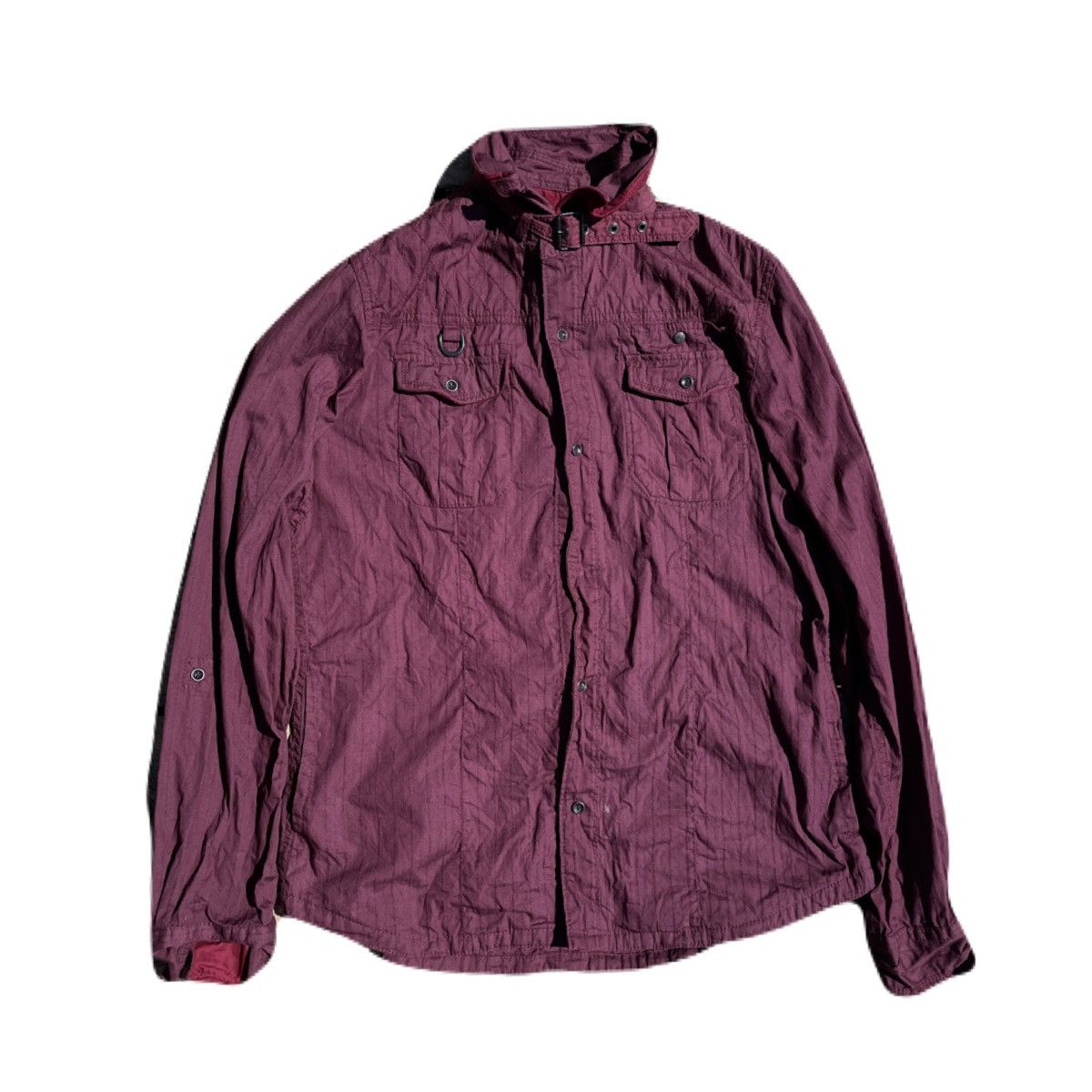 If Six Was Nine 2000s Japanese archive Vkei Belted Button Shirts Gyaruo Size US S / EU 44-46 / 1 - 2 Thumbnail
