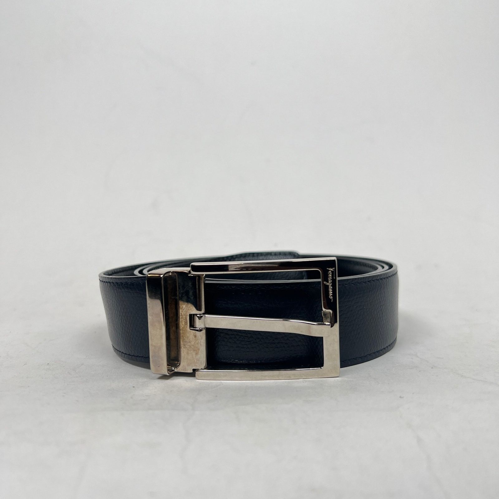 Salvatore Ferragamo Salvatore Ferragamo Blue/Black Belt Size 40 Size 40 - 1 Thumbnail