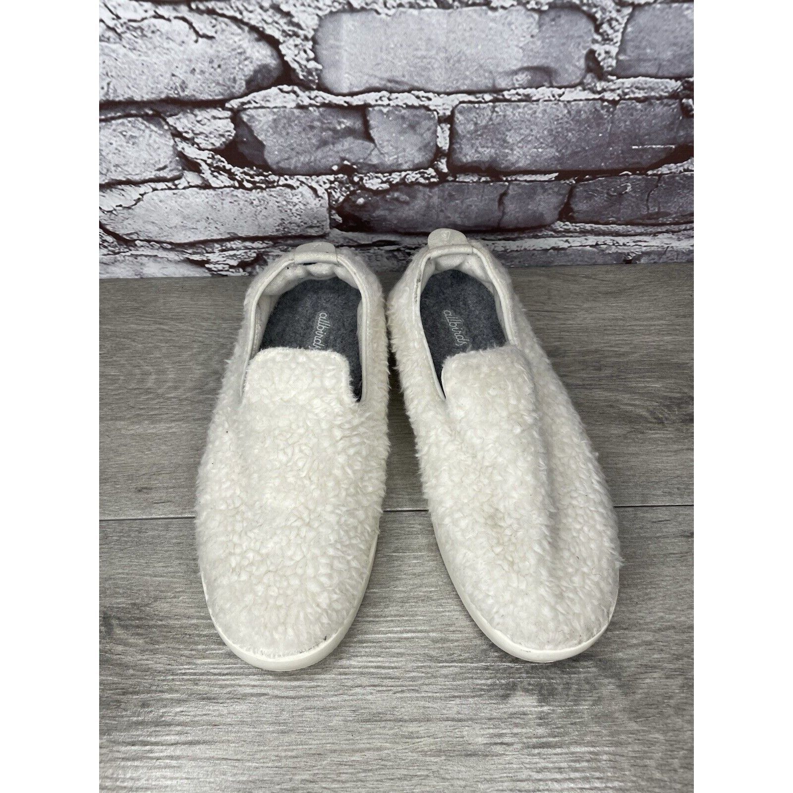 Allbirds ALLBIRDS Merino Wool Sherpa White Slip On Lounge Sneakers Wo Size US 8 / IT 38 - 14 Thumbnail