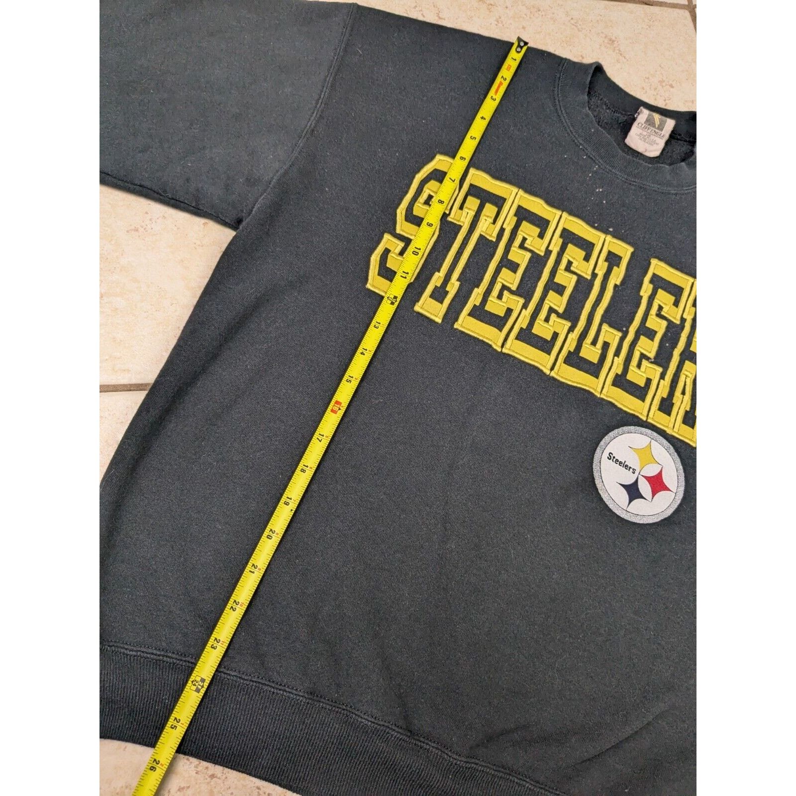 NFL Cliff Engle Pittsburgh Steelers NFL Embroidered Sweatshirt Size US XL / EU 56 / 4 - 7 Thumbnail