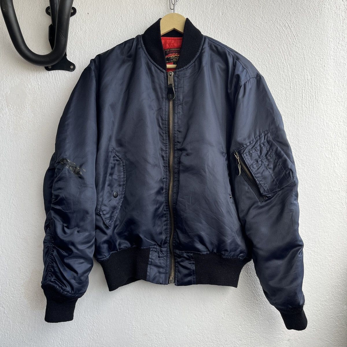 Honda × Vintage VINTAGE 80s HONDA HOT RACING STAFF BOMBER JACKET Size US L / EU 52-54 / 3 - 2 Thumbnail