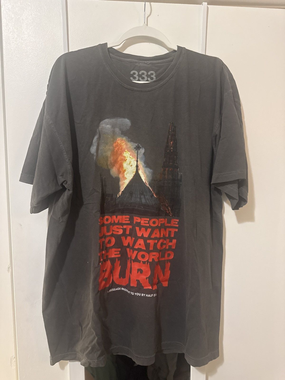 Half Evil Half-Evil Burning Notre Dame Cathedral Size US XL / EU 56 / 4 - 1 Preview
