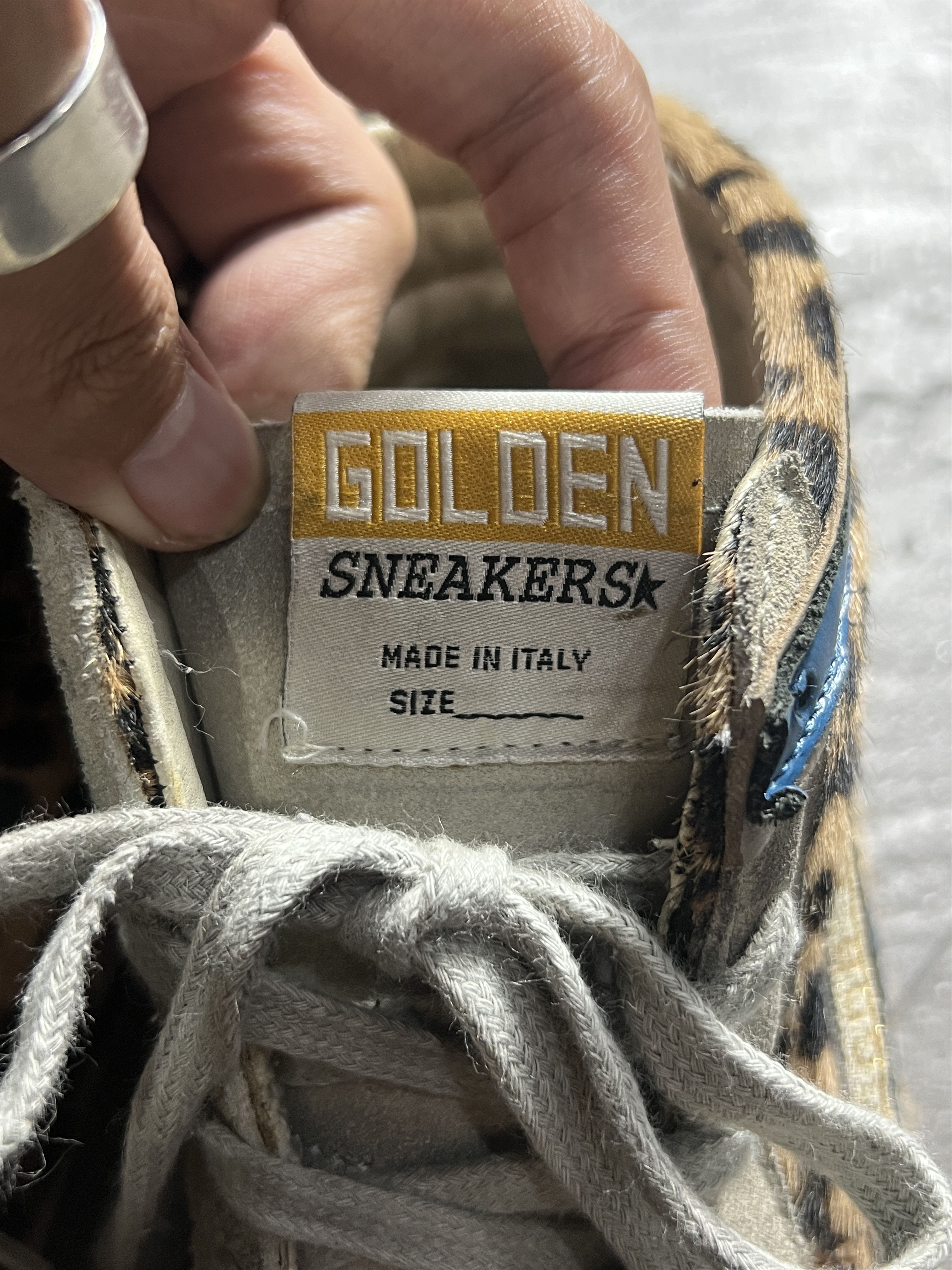Golden Goose Golden Goose Slide Leopard Pony Hair Zip Sneaker 40 Size US 7 / EU 40 - 7 Thumbnail