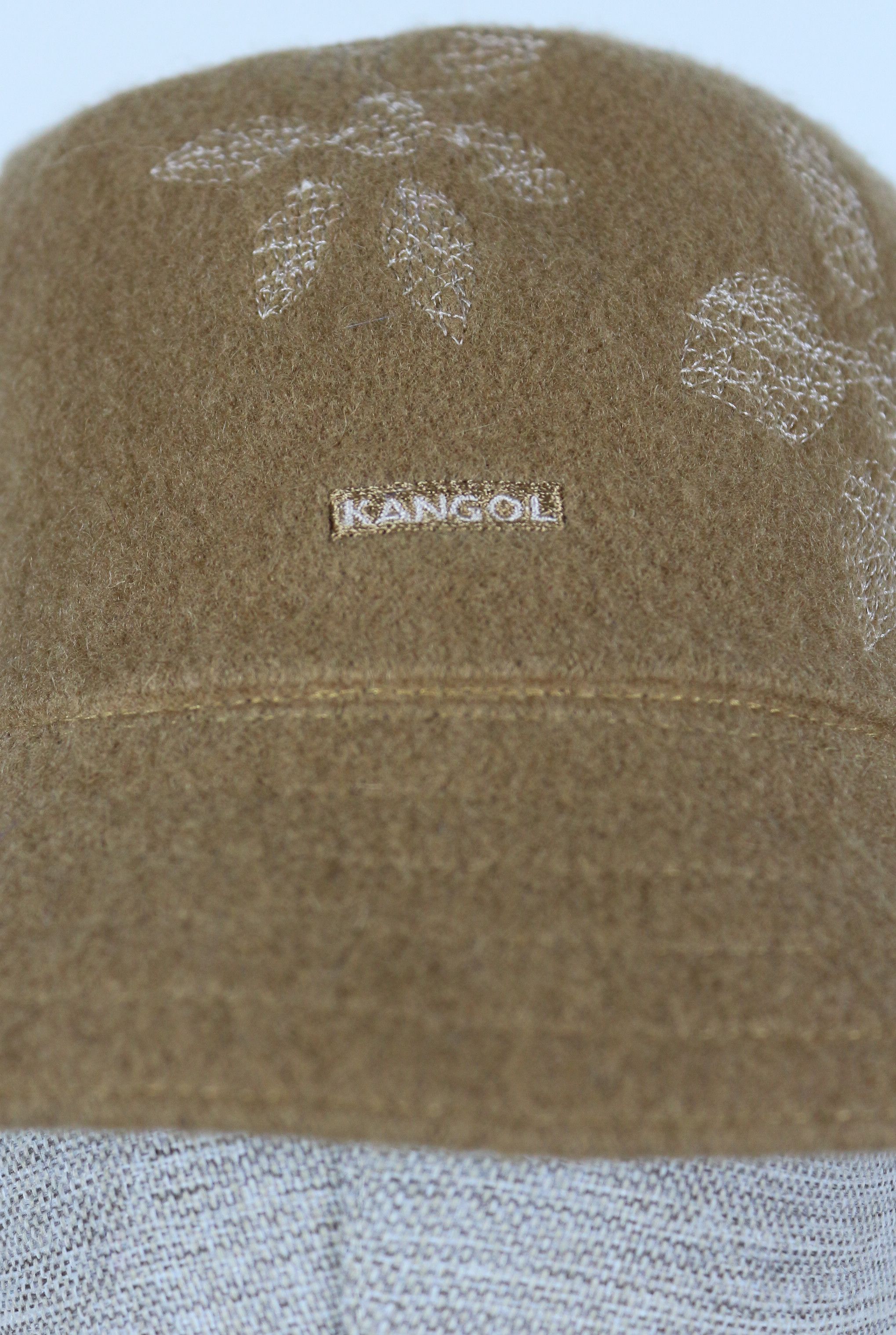 Kangol × Vintage Kangol Logo Beige Wool Bucket Hat NZ Size ONE SIZE - 6 Thumbnail