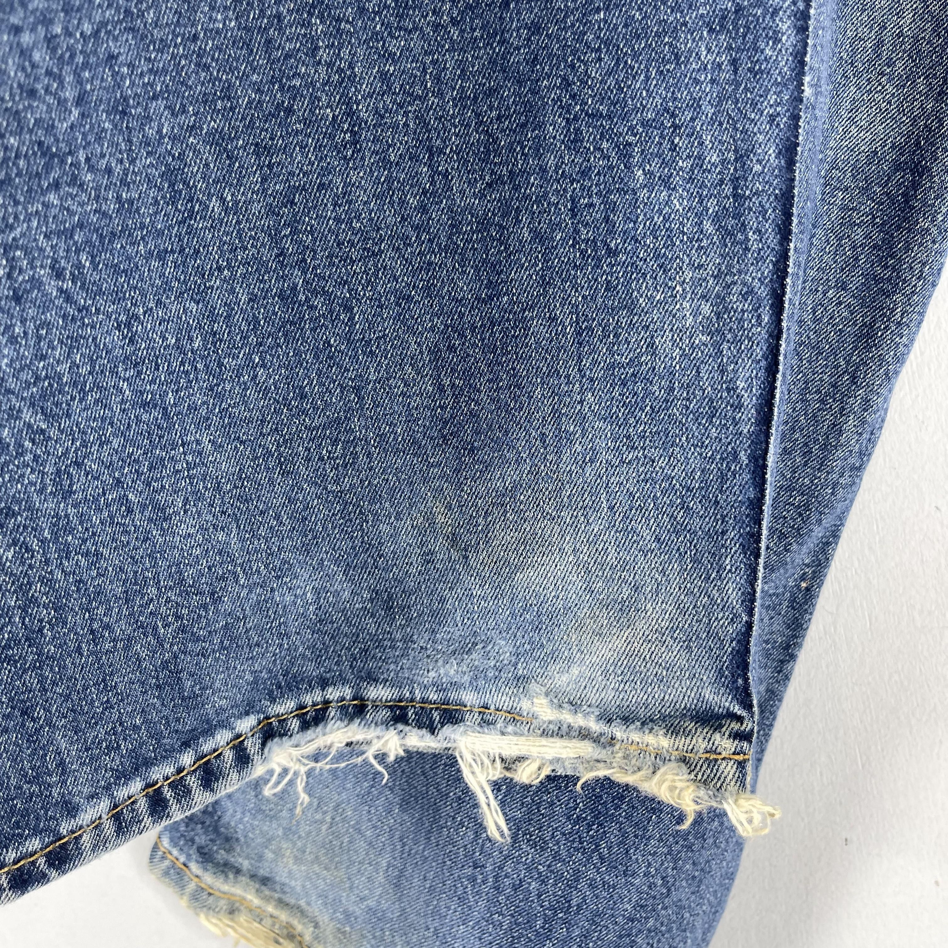 Levi's × Vintage Size 36 Vintage Levis 505 Distressed Reinforced Jeans Size US 36 / EU 52 - 13 Thumbnail