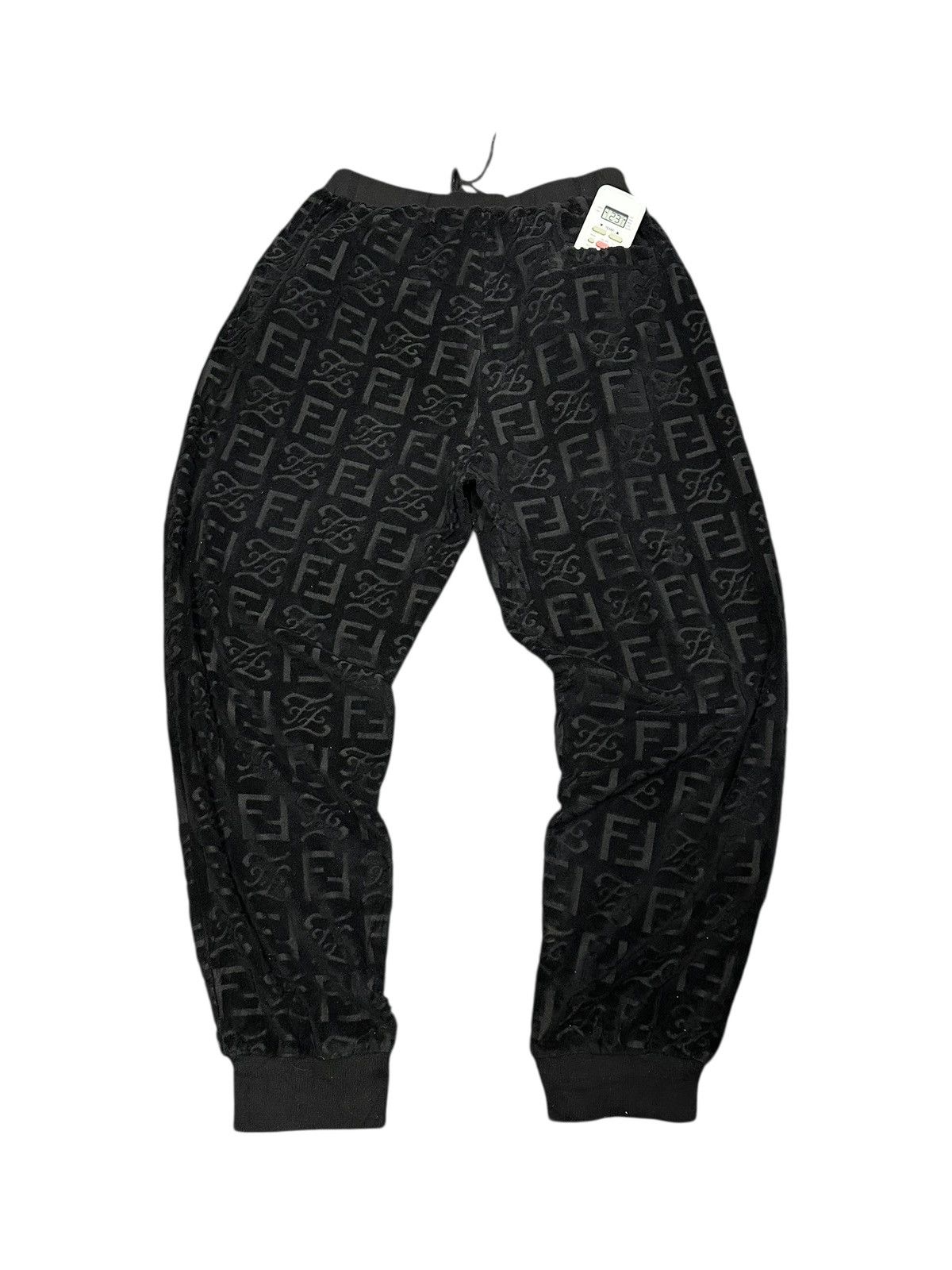 Fendi Fendi 3D Monogram Velvet Jogger Pant Size US 34 / EU 50 - 7 Thumbnail