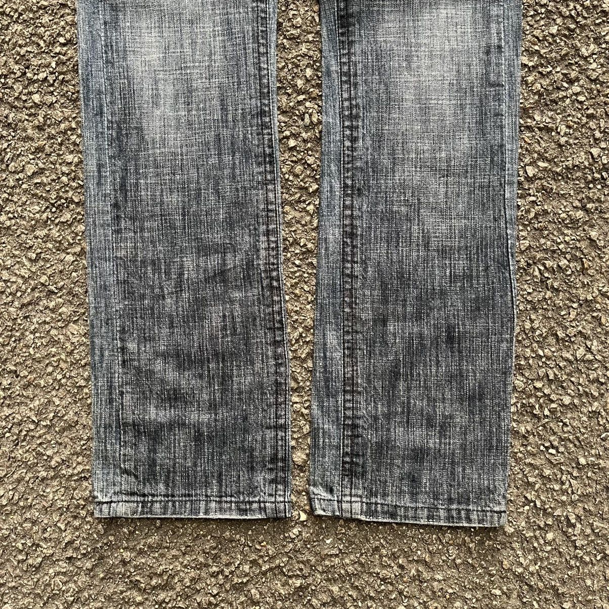 Affliction Crazy JNCO Jeans Affliction Style Cyber Grunge Denim Punk Size US 32 / EU 48 - 3 Thumbnail